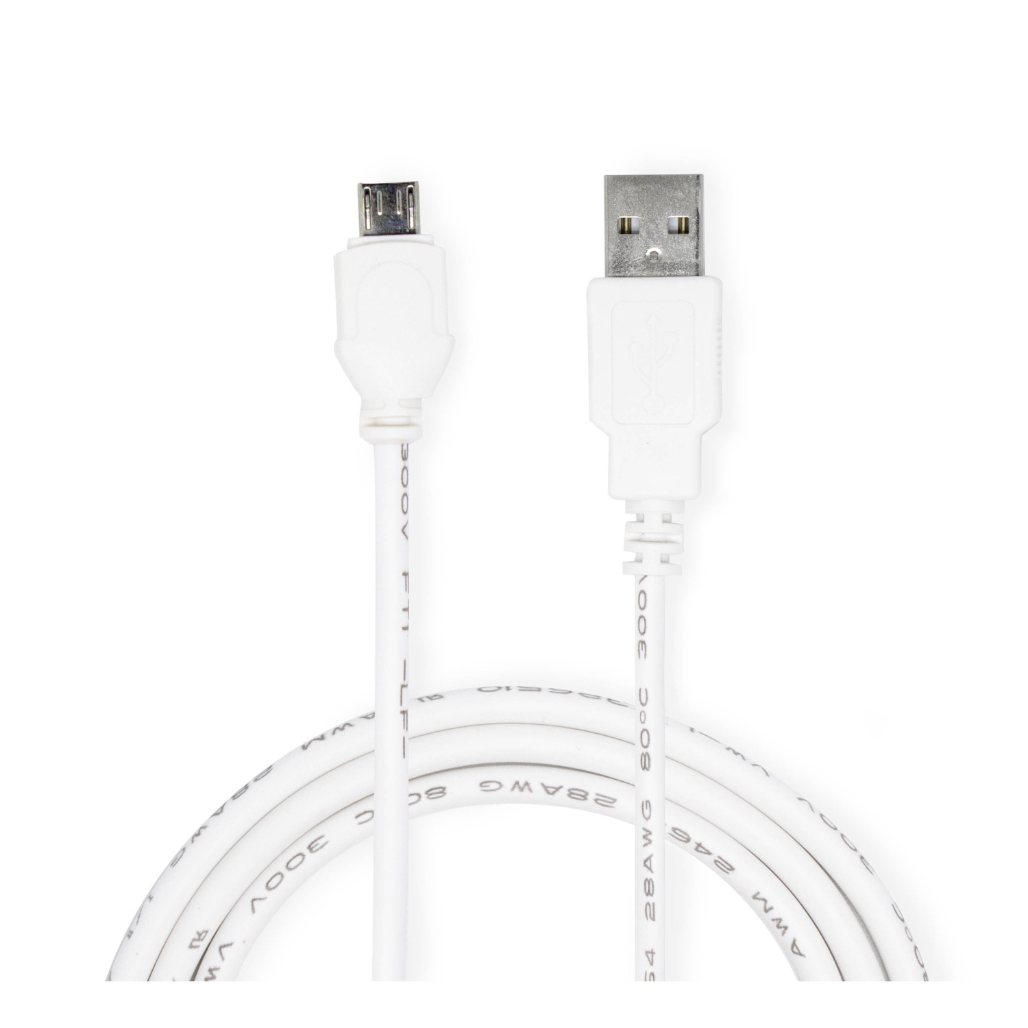 Adreama USB-A to Micro USB Cable, 1m - White