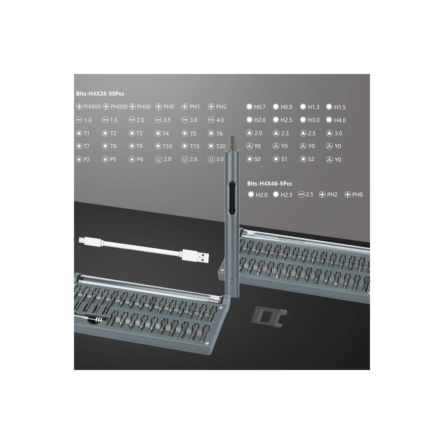 Mini tournevis électriques portatifs de précision LaptoKing est un ensemble d’outils de réparation à faire soi-même pour caméra de téléphone mobile