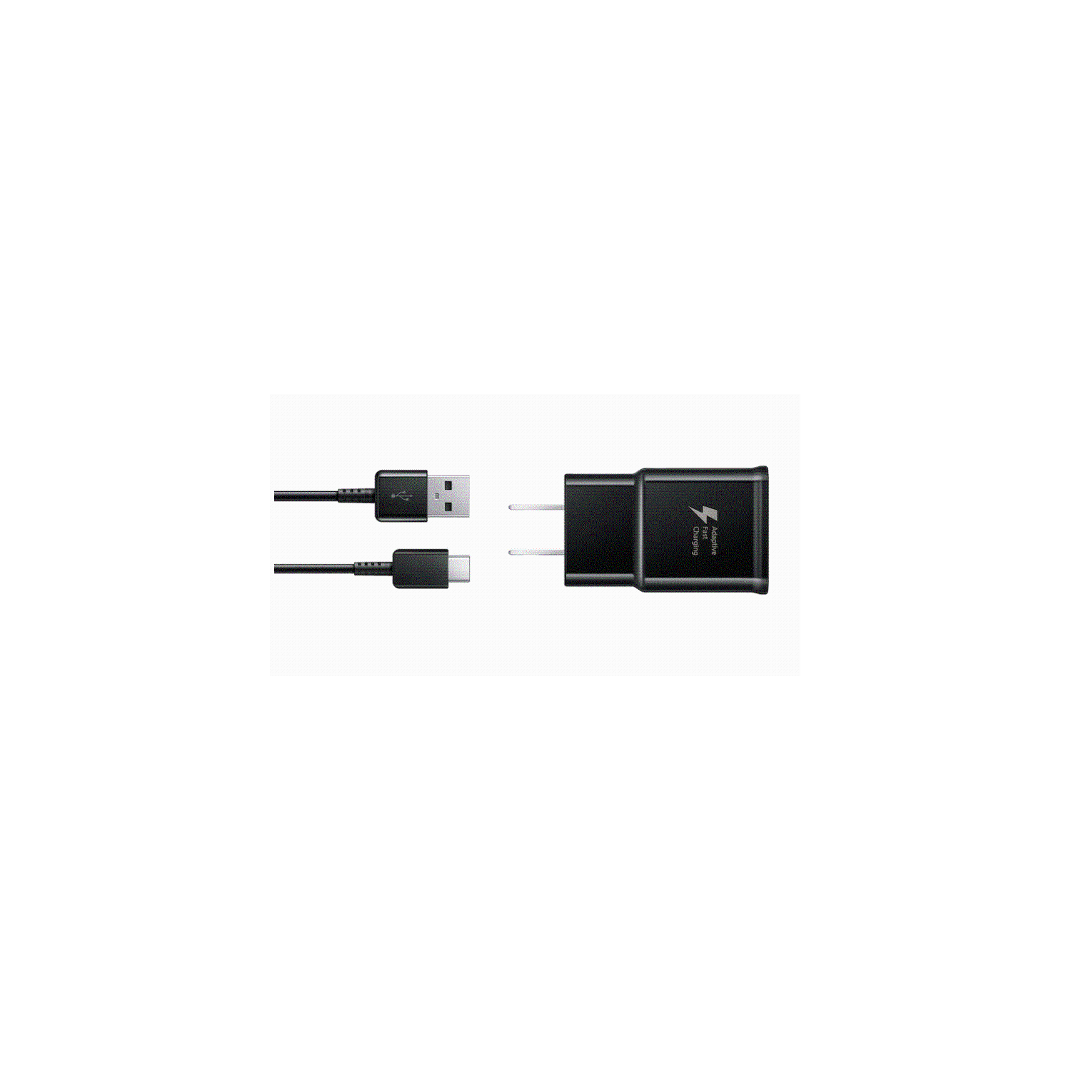 Samsung USB Travel Charger Adapter with Type-C USB Cable OEM EP-TA200JBE, Black
