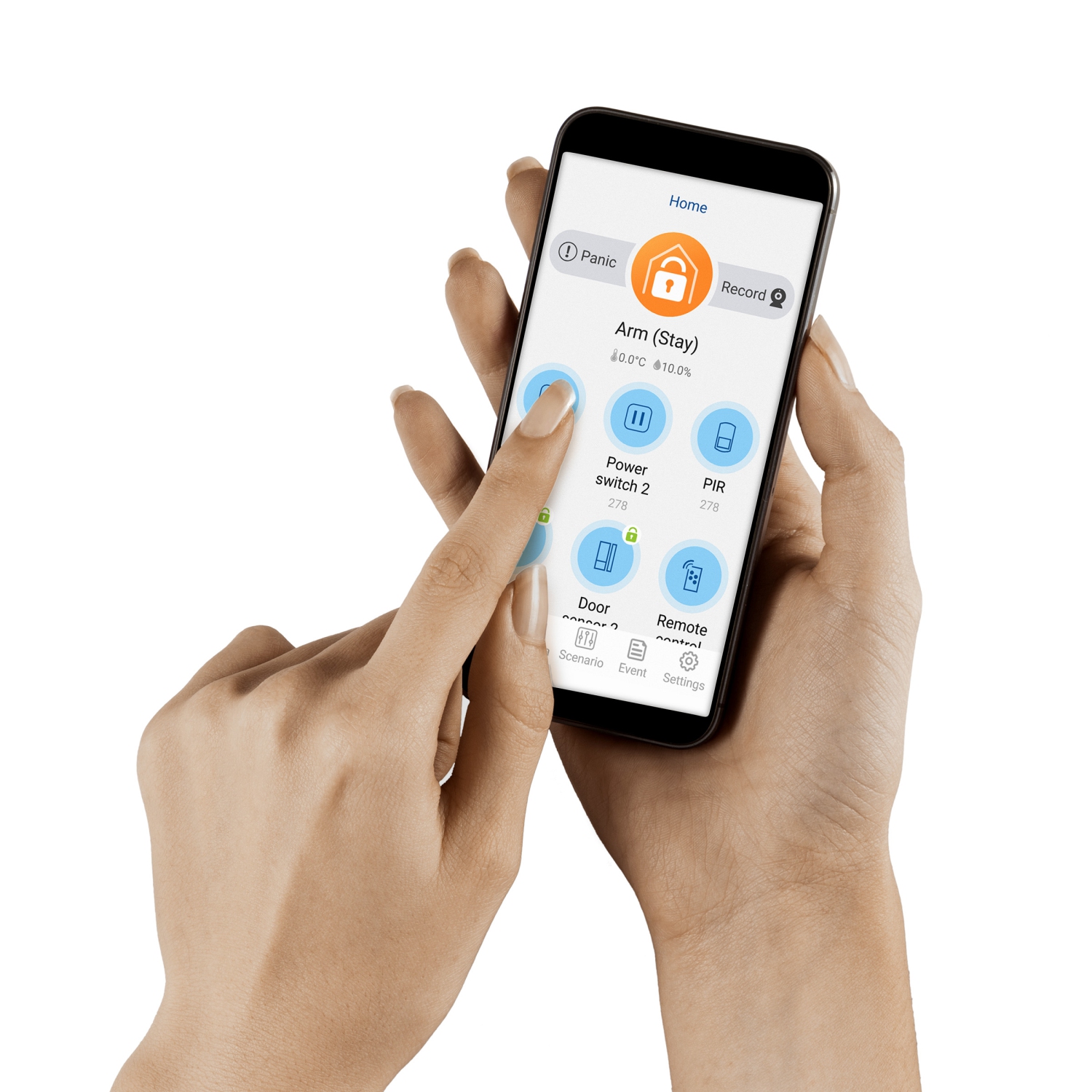 ALC Wireless - Connect Plus 1080p FHD Home Security System With Indoor Siren