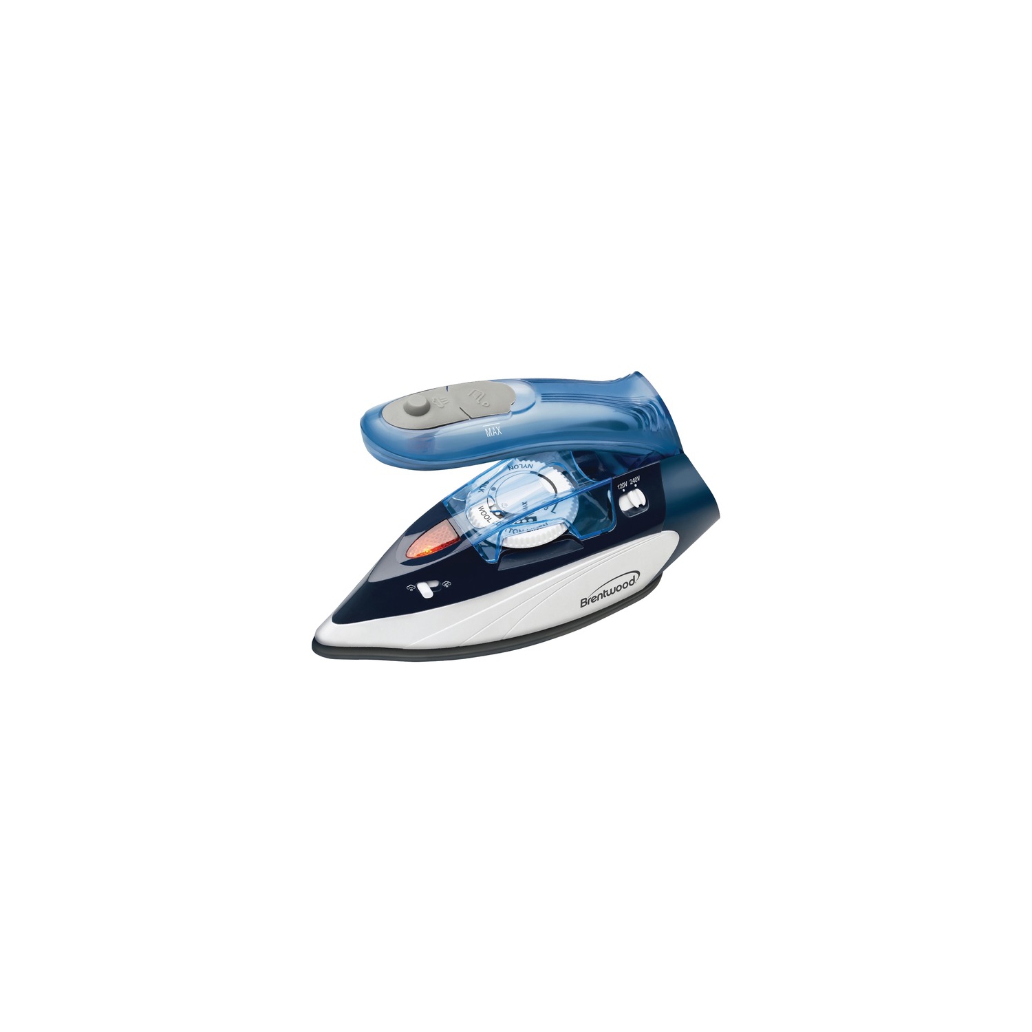 Brentwood Appliances MPI-45 Dual-Voltage Nonstick Travel Steam Iron