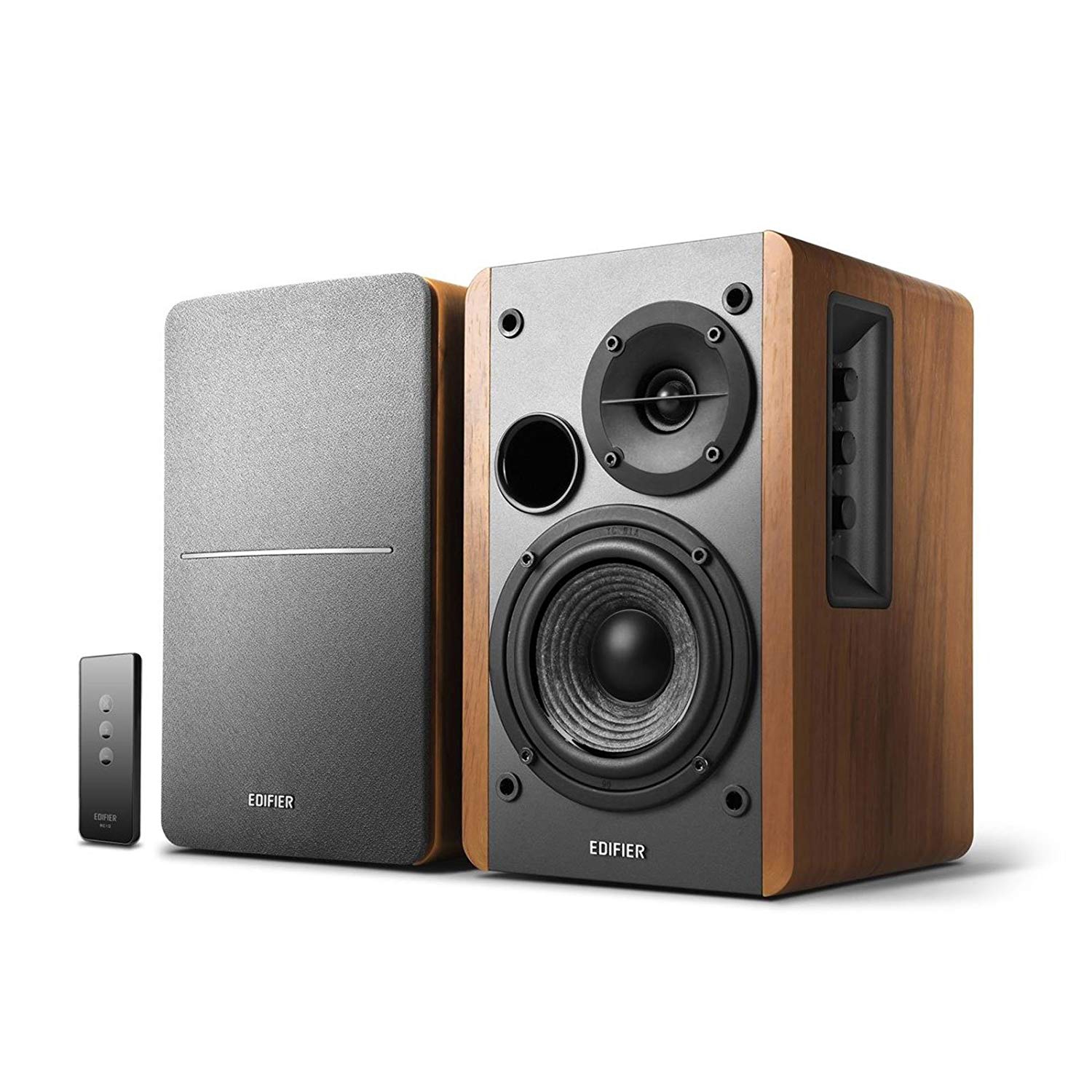 Edifier R1280T Powered Bookshelf Speakers - 2.0 Active Near Field Monitors Studio Monitor Speaker Wooden Enclosure