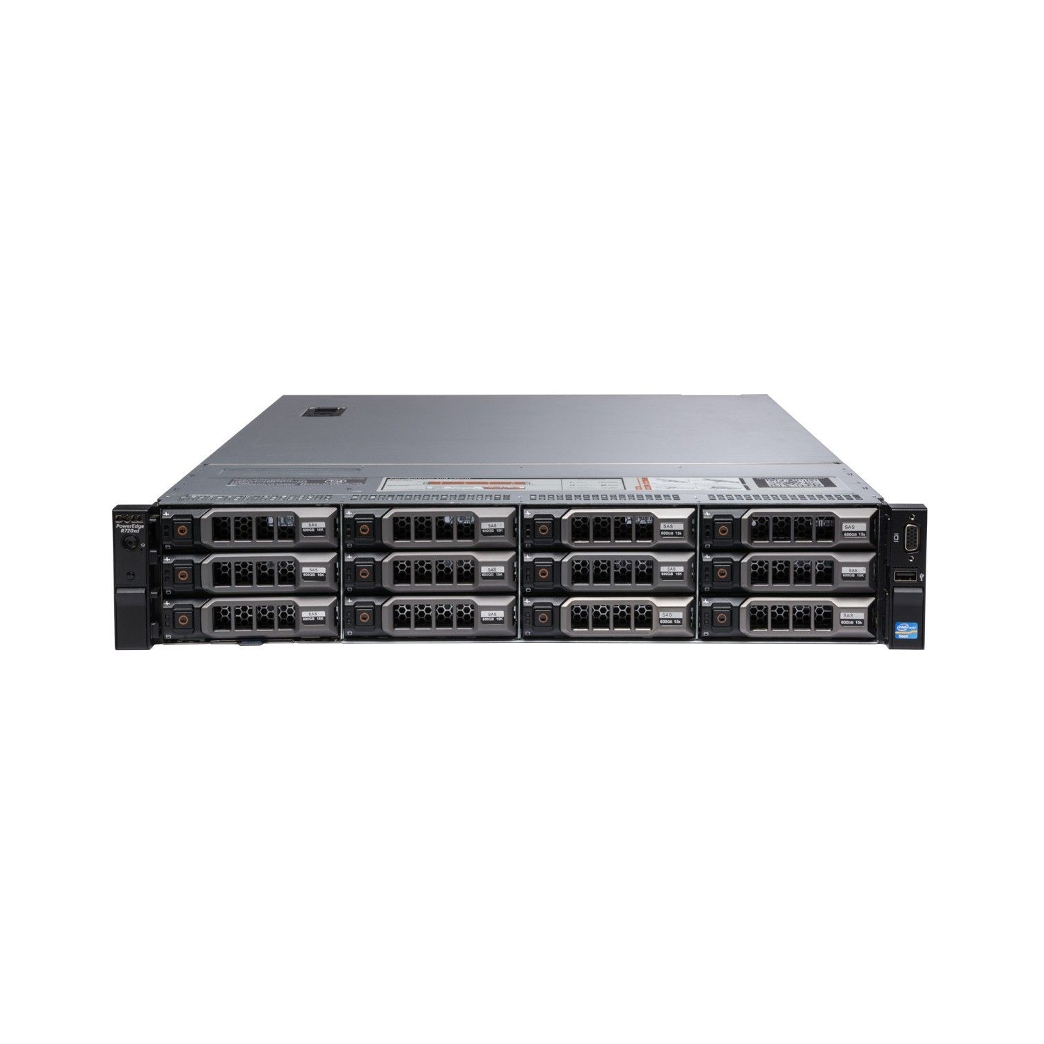 Refurbished - Dell Poweredge R720XD Server 12x 3TB 128GB 2x E5-2690