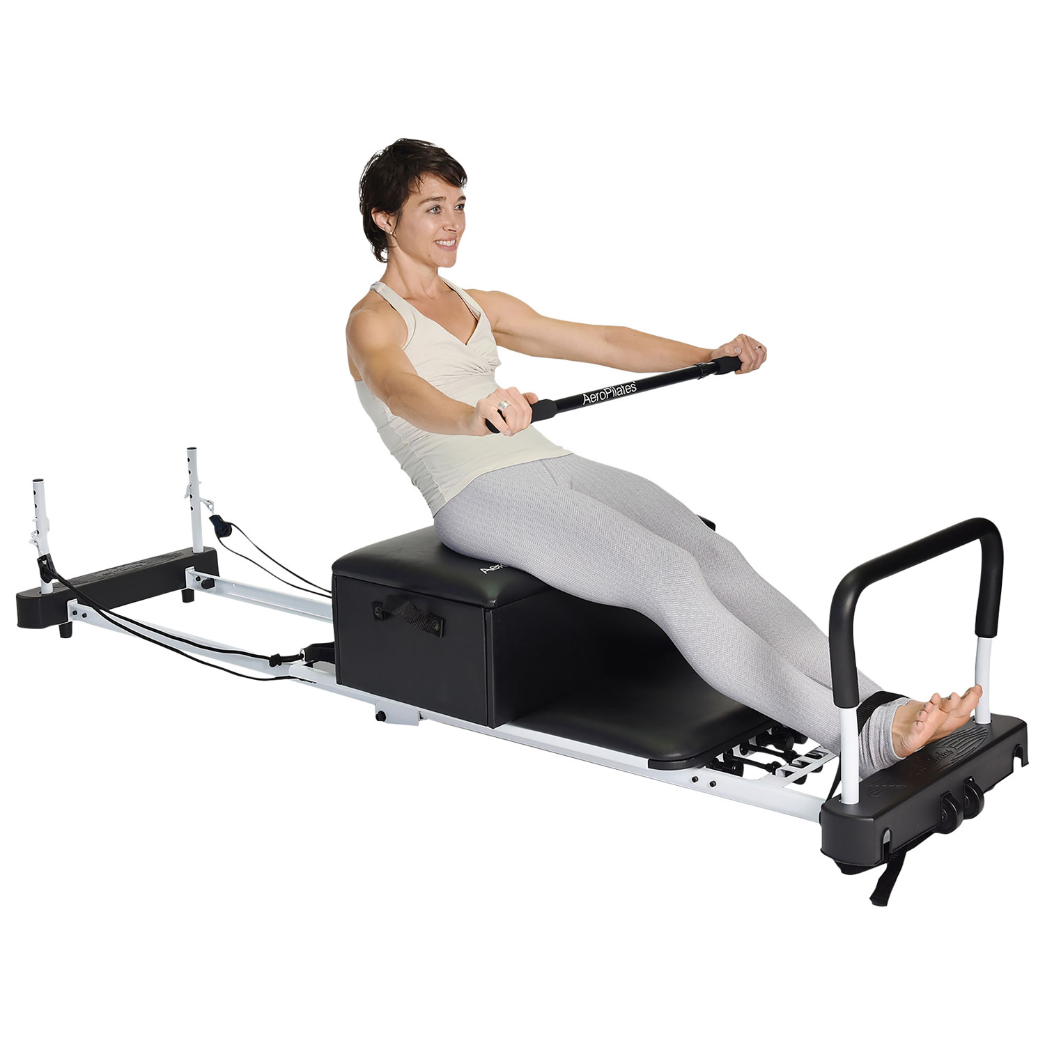 Boîte et bâton pour appareil AeroPilates Reformer de Stamina