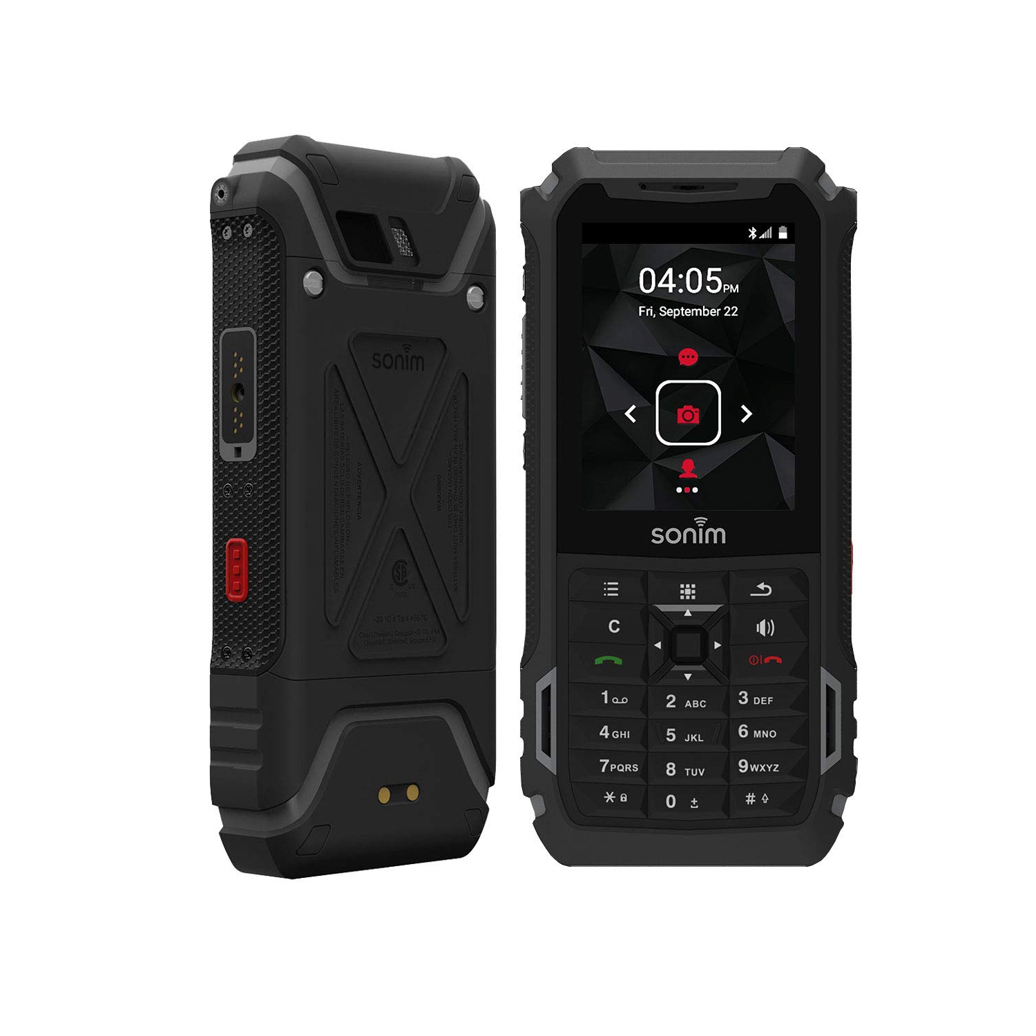 Refurbished - Sonim XP5(S) XP5800 Unlocked 16GB ultra-rugged Smartphone Black- Certified Refurbished