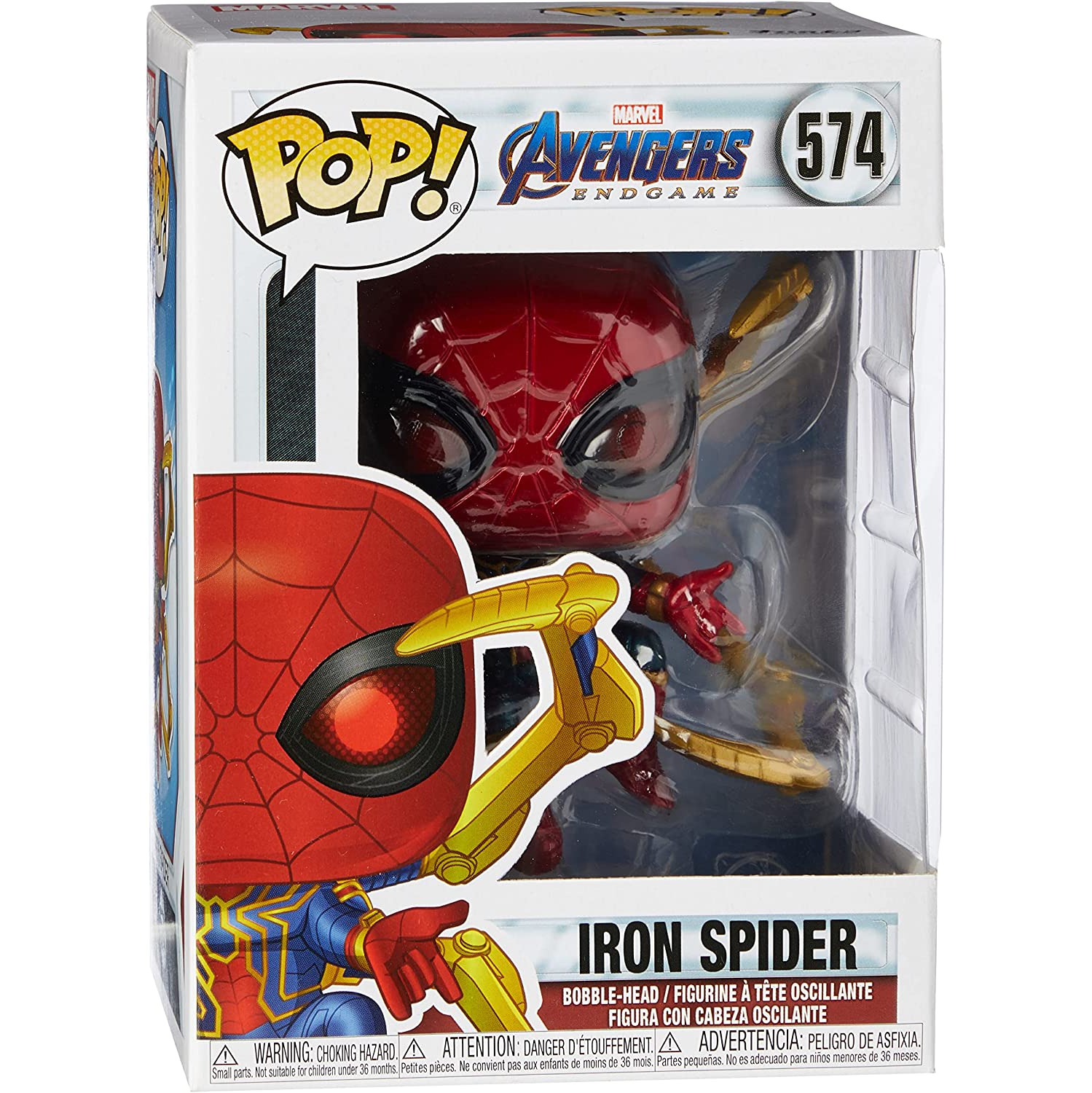 Figurine Pop! De Funko Iron Spider avec Nano Gauntlet Avengers Endgame #574