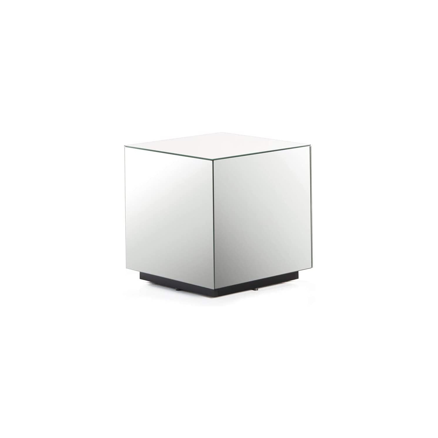 SONOROUS STB-45 All Glass Cube Side Table / Night Stand