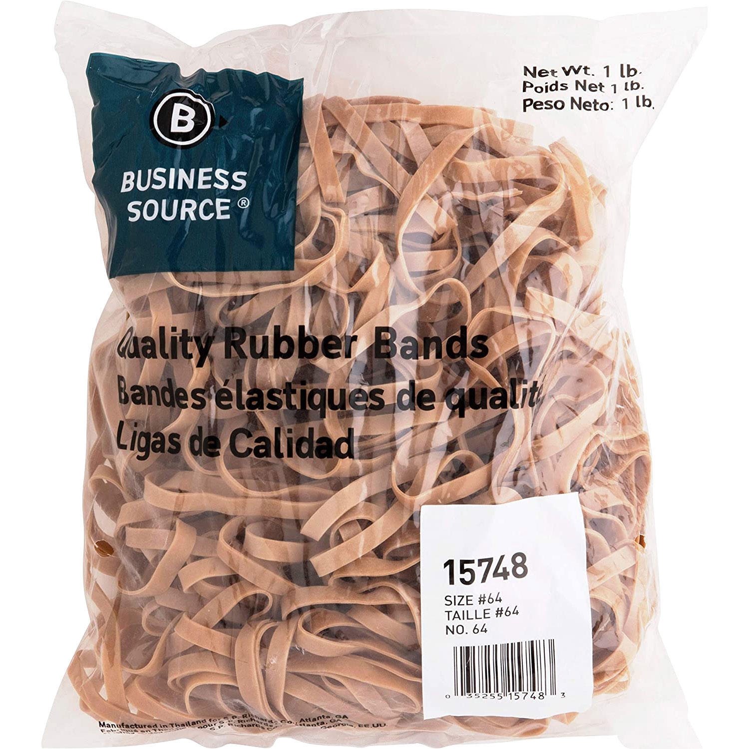 Business Source Rubber Band Pack - Size 64