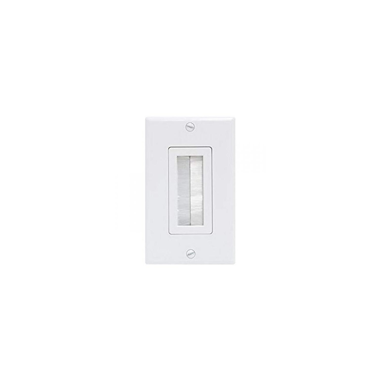 General Electric ZWP-CED21059 GE Ultra Pro Brush-style Decora Wallplate - White