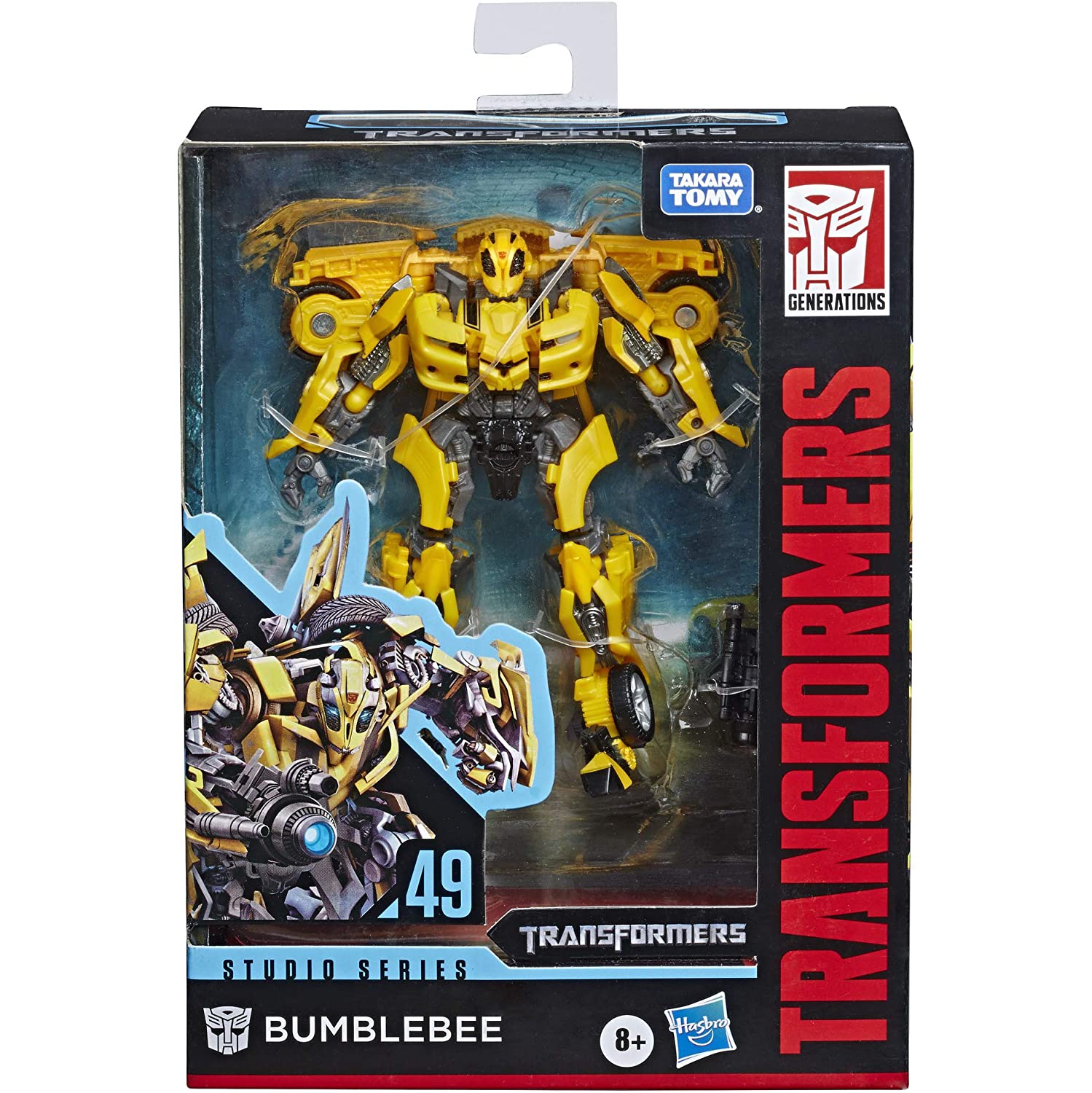 Transformers Studio Series 6 Inch Action Figure Deluxe Class - Chevy Bumblebee Reissue