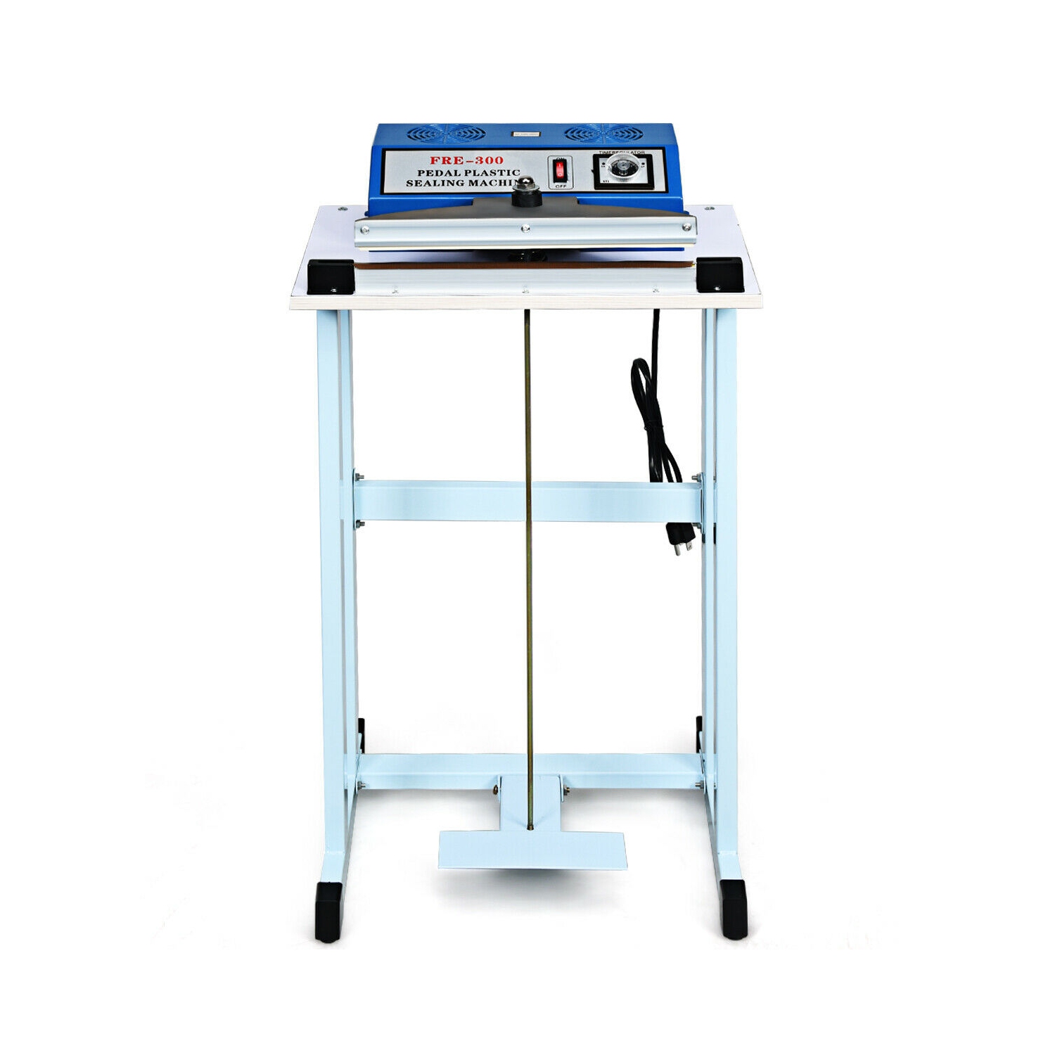 Gymax 12" Foot Pedal Impulse Sealer Heat Seal Plastic Bag Sealing Machine w/ Cutter