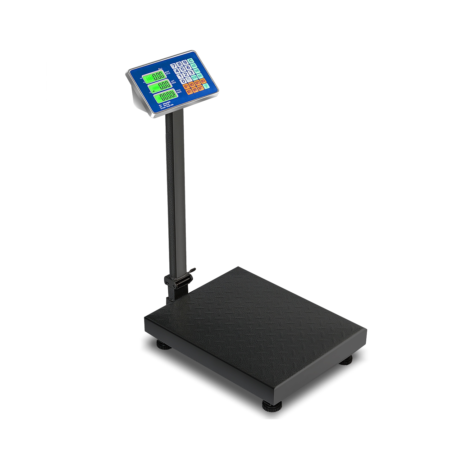 Gymax 660lbs Weight Platform Scale Digital Floor Folding Scale Postal Shipping Mailing