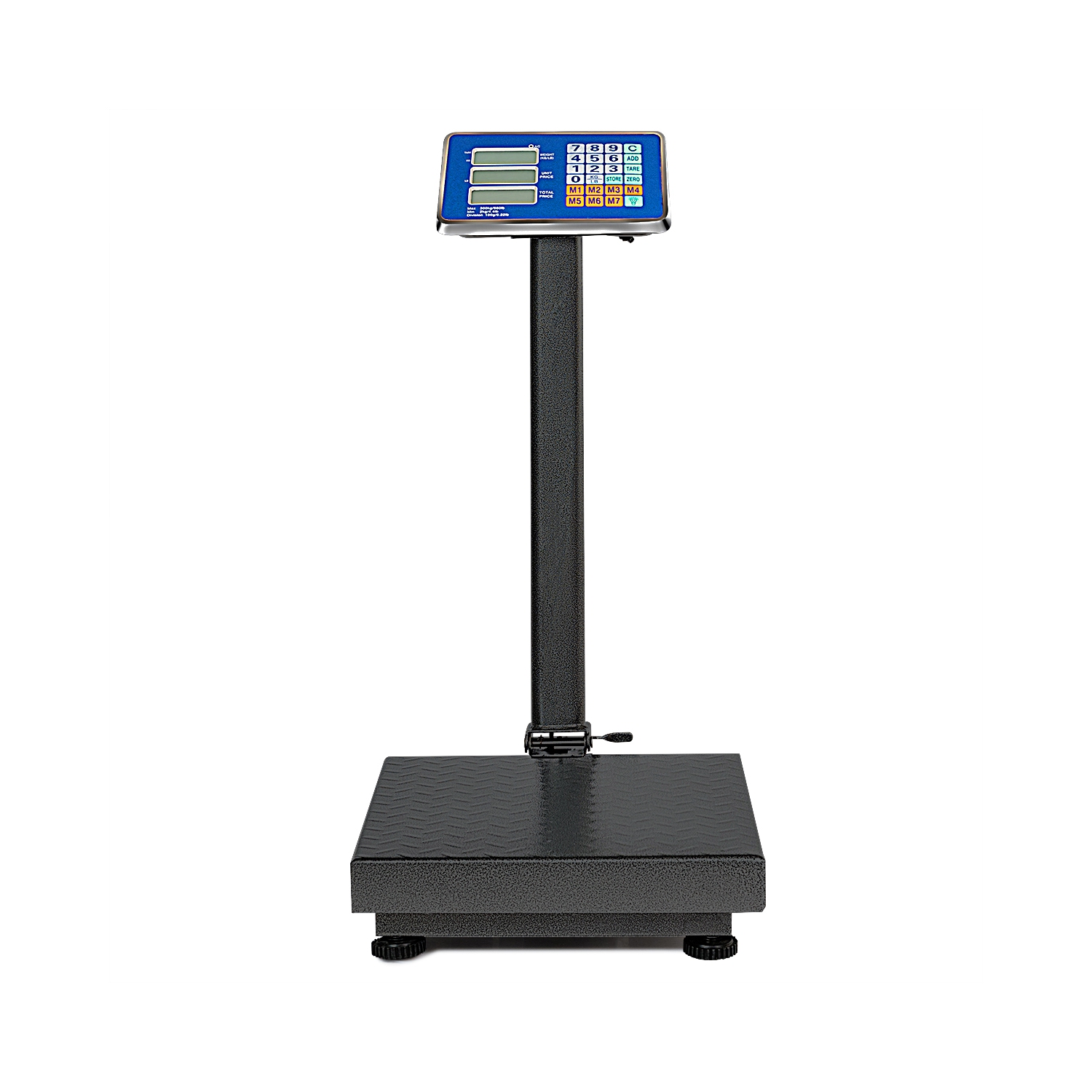 Gymax 660lbs Weight Platform Scale Digital Floor Folding Scale Postal Shipping Mailing