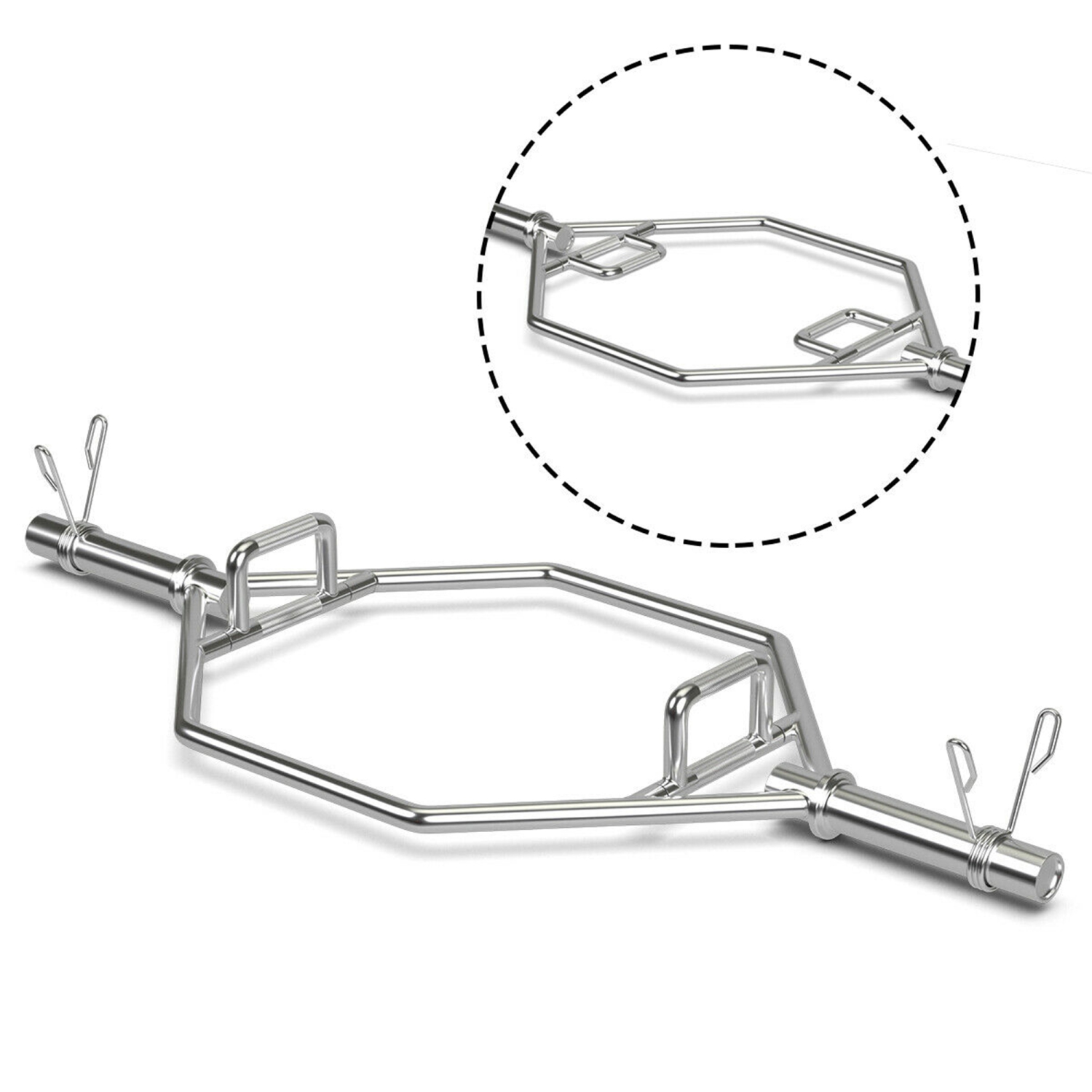 Barre olympique hexagonale Gymax