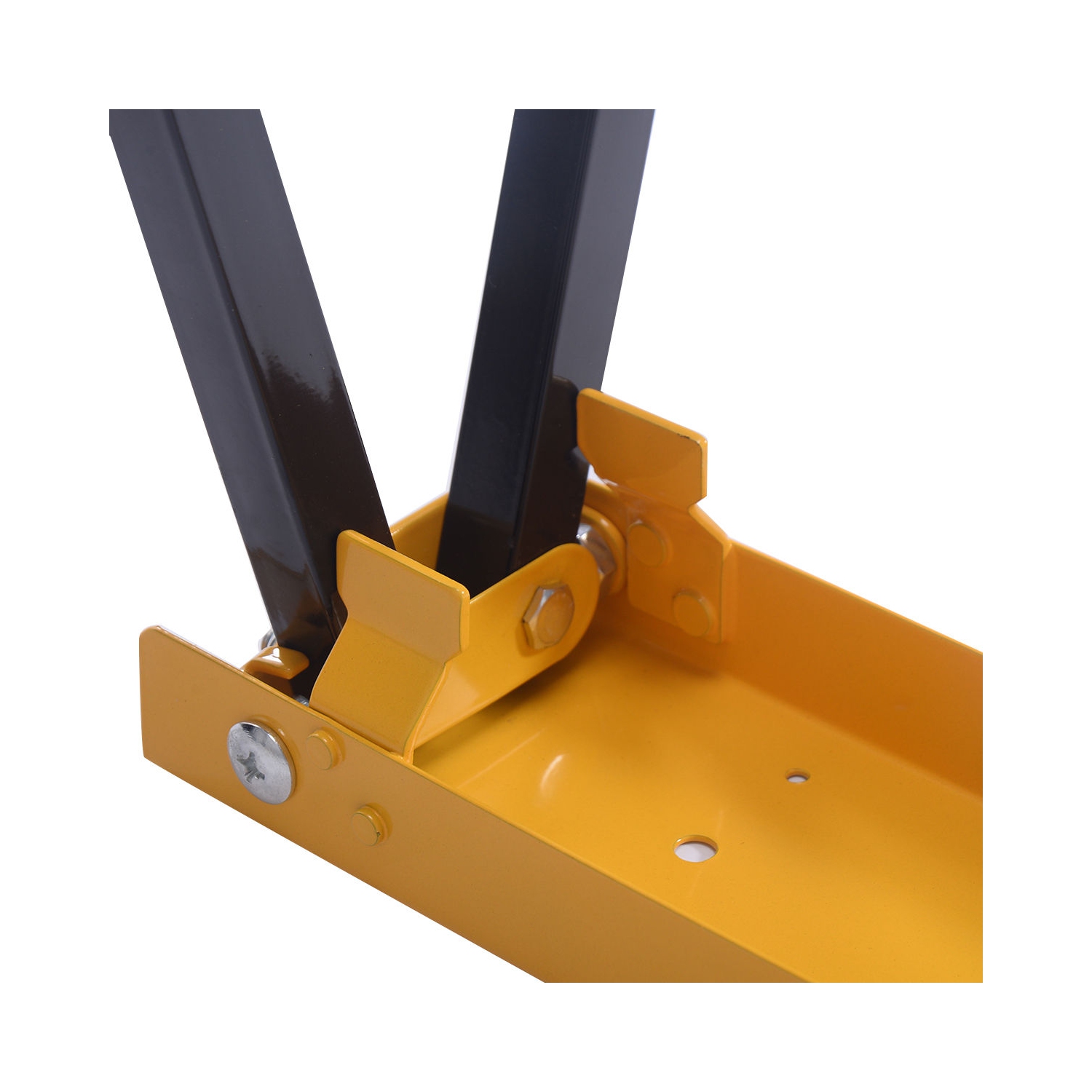 Gymax 2 Pack Heavy Duty Saw Horse Steel Folding Legs Portable