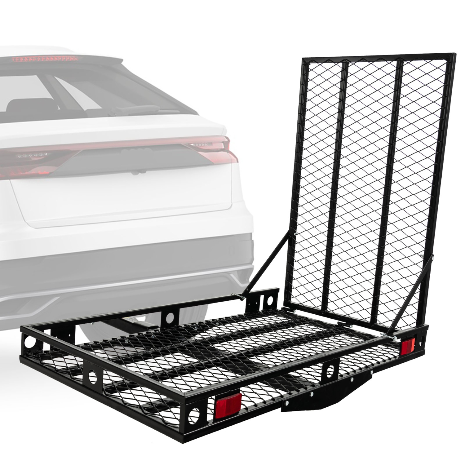 Gymax Folding Electric Wheelchair Hitch Carrier Scooter Loading Ram