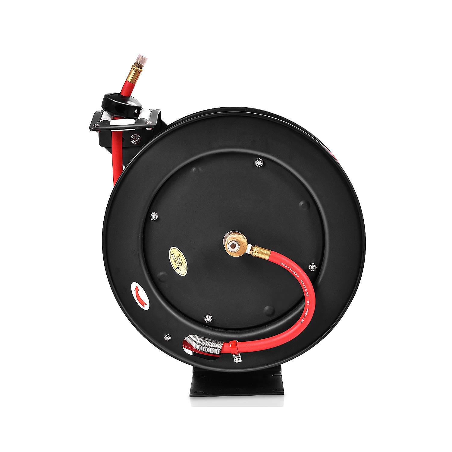 Gymax 3/8'' x 50' Auto Rewind Retractable Air Hose Reel Compressor 300 PSI