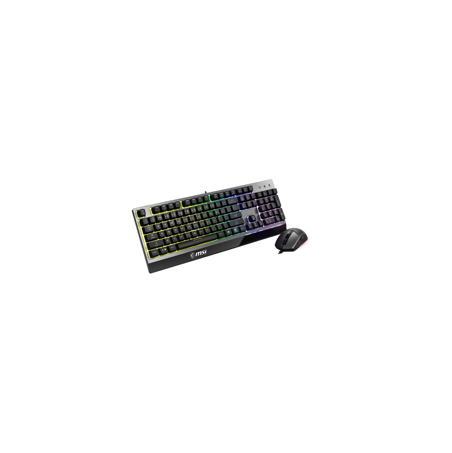 MSI Vigor Backlit RGB Dedicated Hotkeys Anti-Ghosting Mechanical Feel Gaming Keyboard & Gaming Mouse Combo