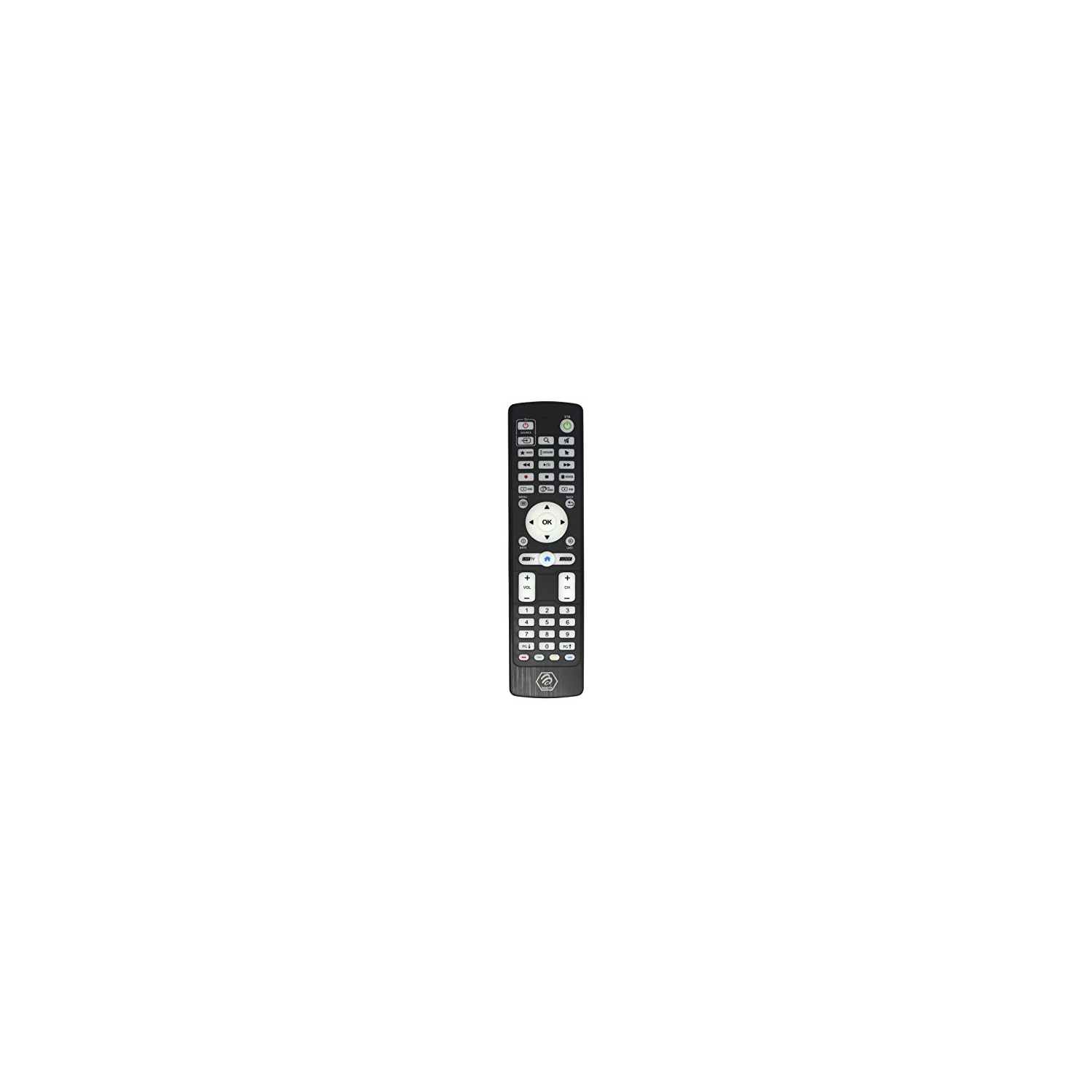 BuzzTV IR-100L - Luminous Remote Control for BuzzTV XR4000, XRS4000, XR4500, XRS4500, ST4000 Set Top Boxes