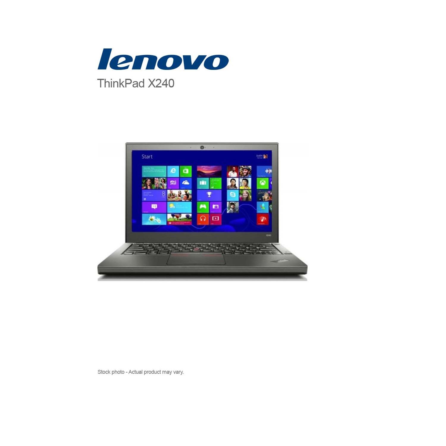 Refurbished (Excellent) - Lenovo ThinkPad X240 Core i5-4300U 12GB 