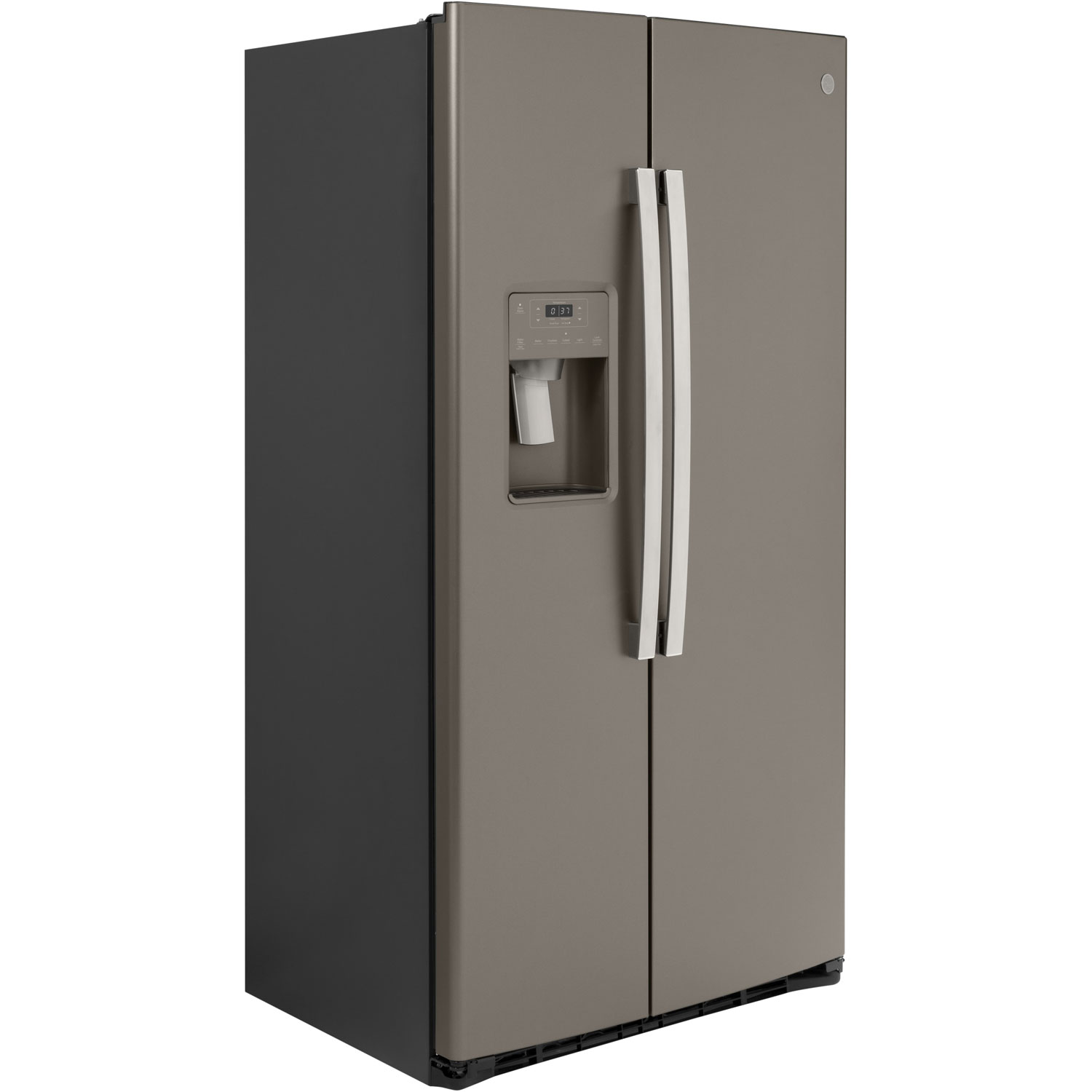 GE 36" 21.8 Cu. Ft. Side-By-Side Refrigerator with Water & Ice Dispenser - Slate