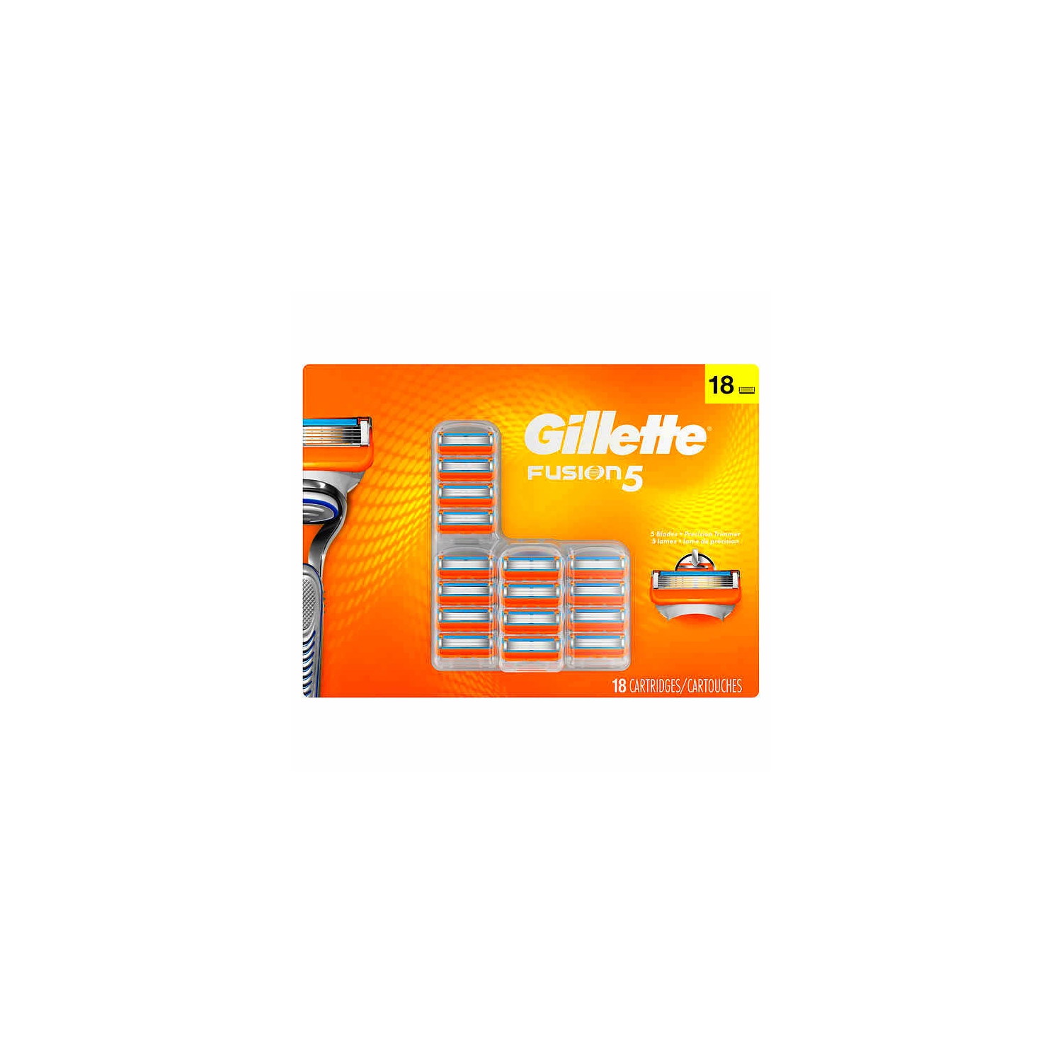 Gillette Fusion Manual Cartridges, 18-count
