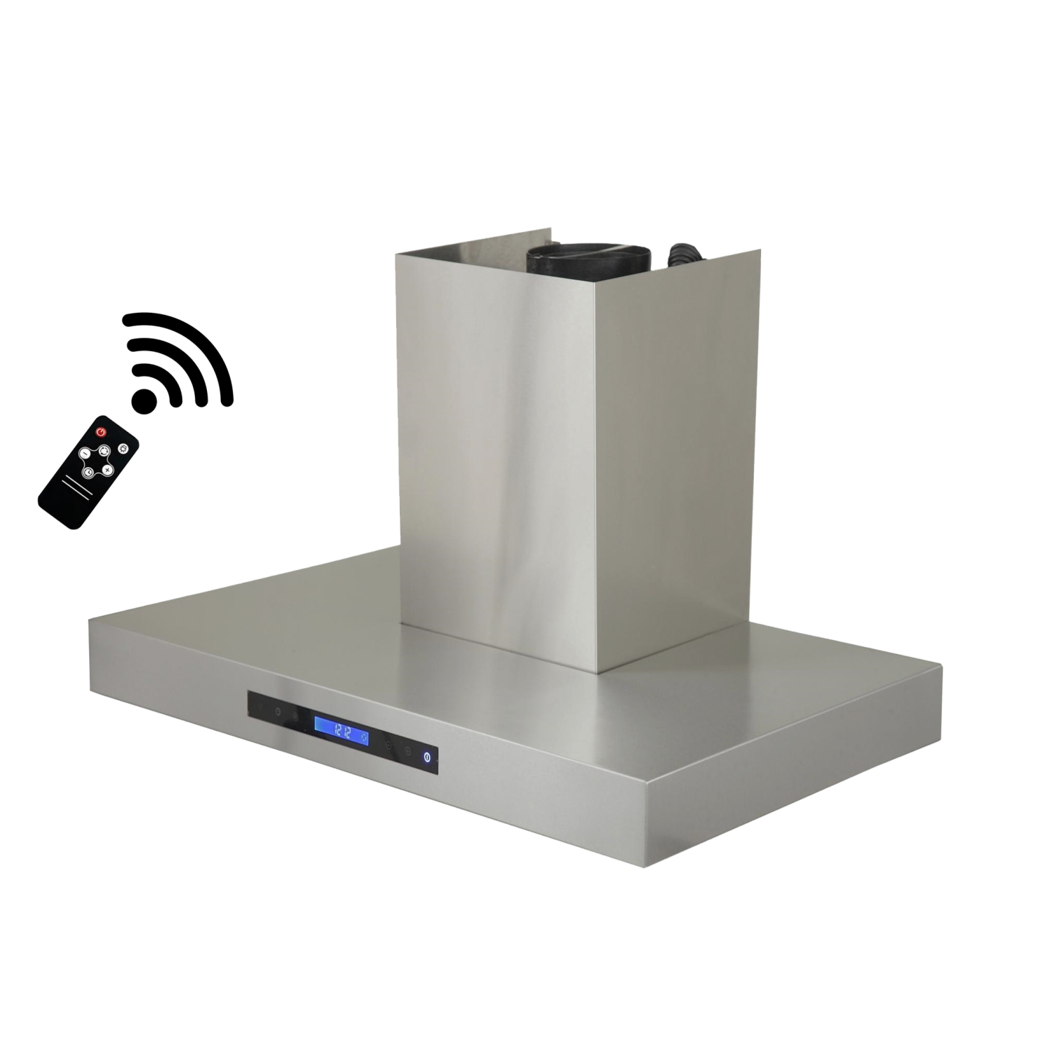 ROXON 900 CFM 30 Inches Range Hood Stainless Steel Wall Mounted Kitchen Exhaust Fan Style RXN-W21-30