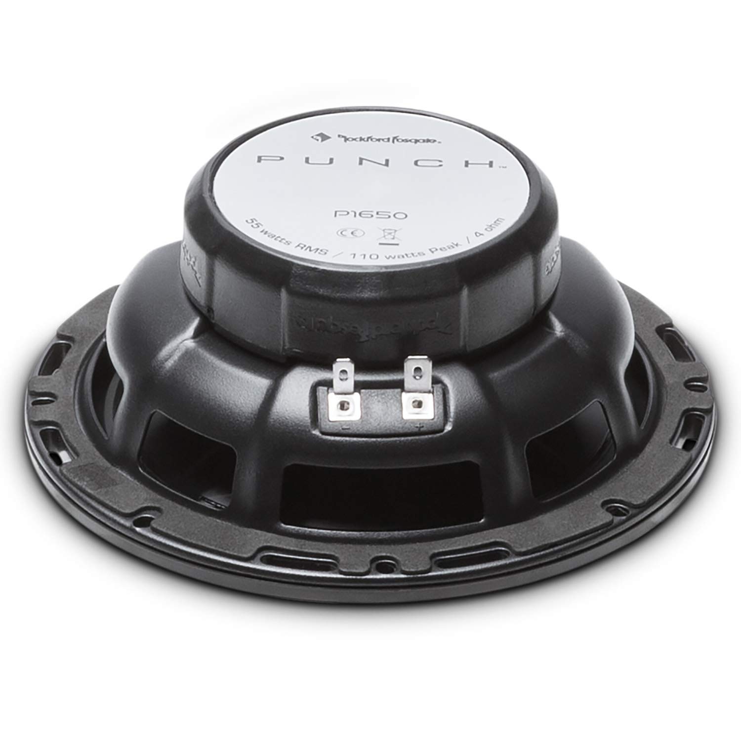 Rockford P1650 6.5-Inch 2-Way Full Range Euro Fit Compatible Speaker