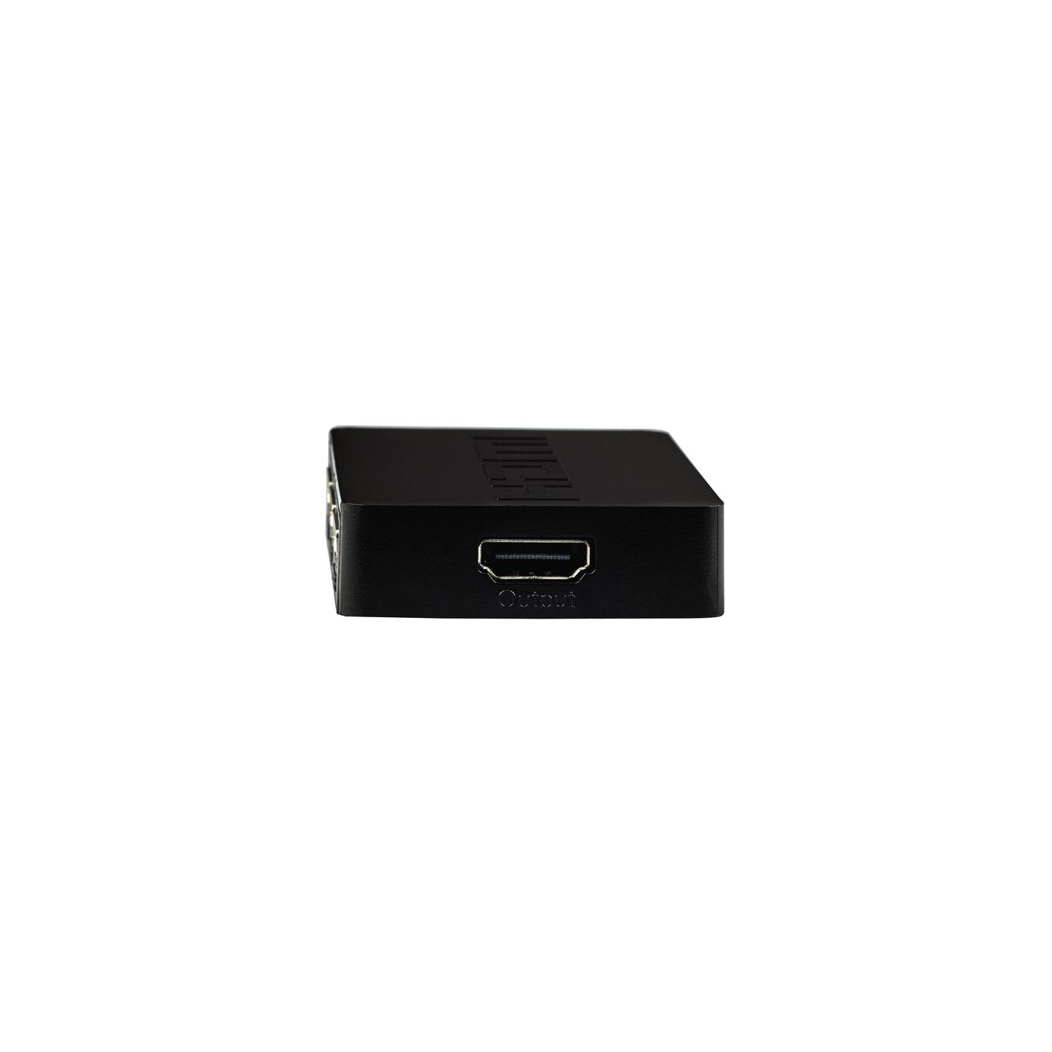 Boîtier de commutation HDMI 4K RCA 3-In 1-Out - Noir