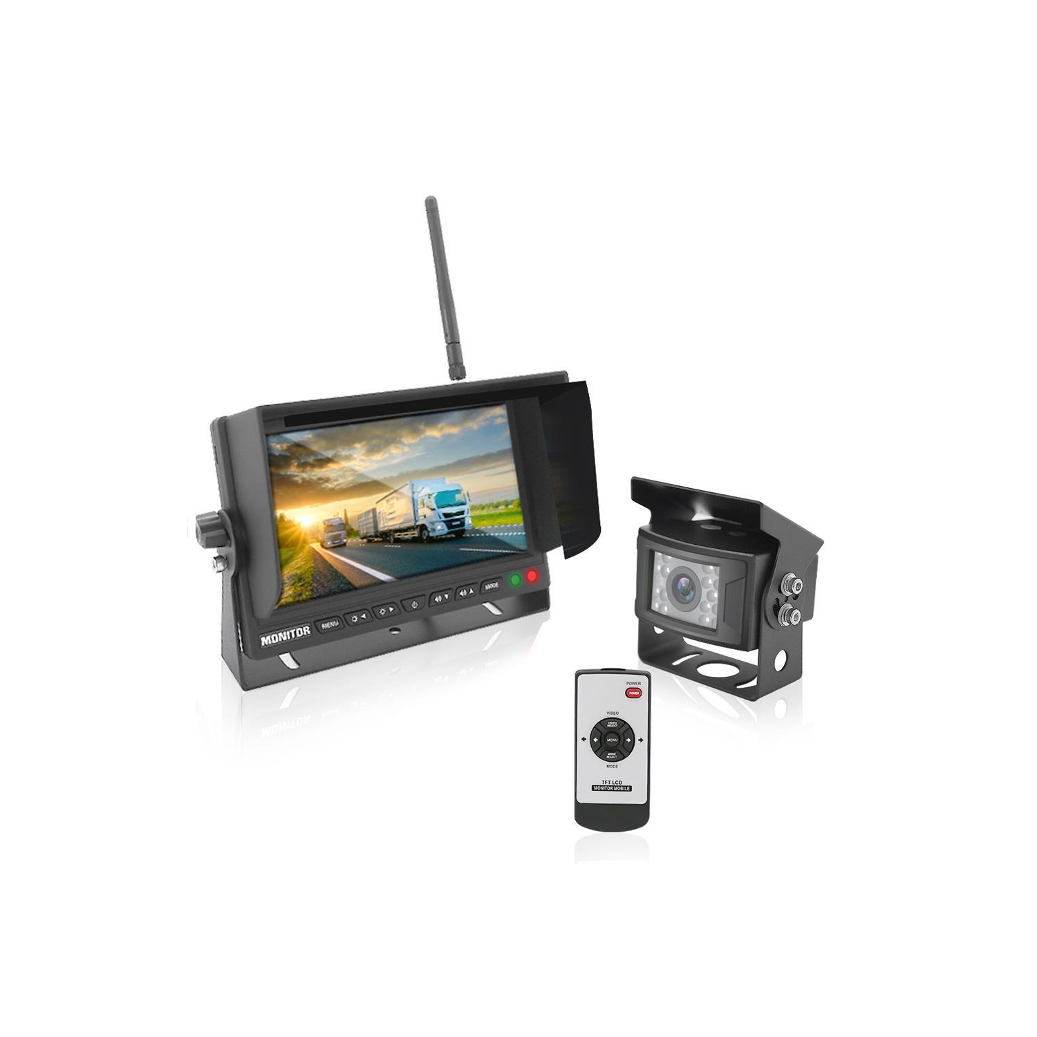 Pyle 2.4Ghz Vehicle Camera Video Monitor System with Wireless Video Transmission PLCMTR78WIR