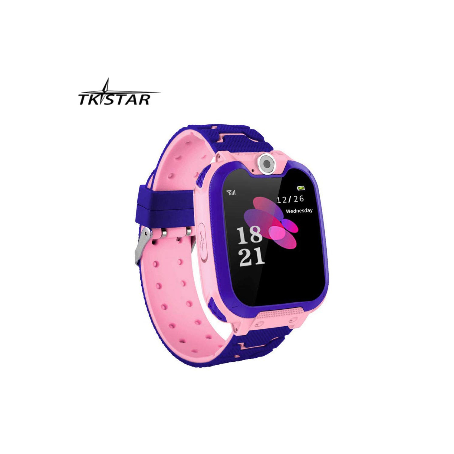 Smart Watch Kids, Waterproof Smartwatch with SOS Anti-Lost Touch Screen,Alarm SIM Card Game Smartwatch