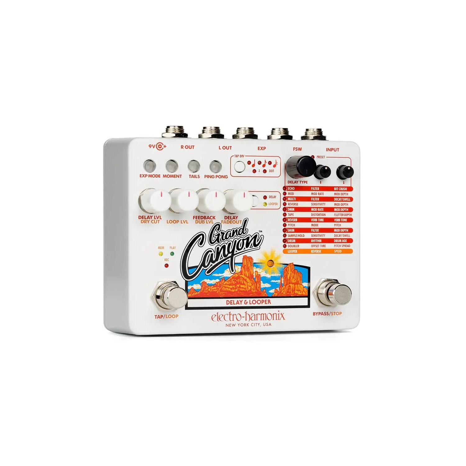 Electro-Harmonix Grand Canyon Delay & Looper Pedal | Best Buy Canada