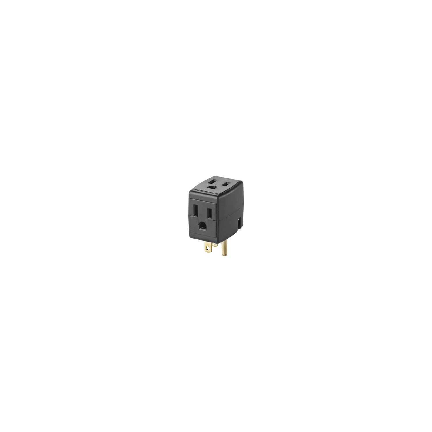 Leviton 692-E Cube Tap - Black