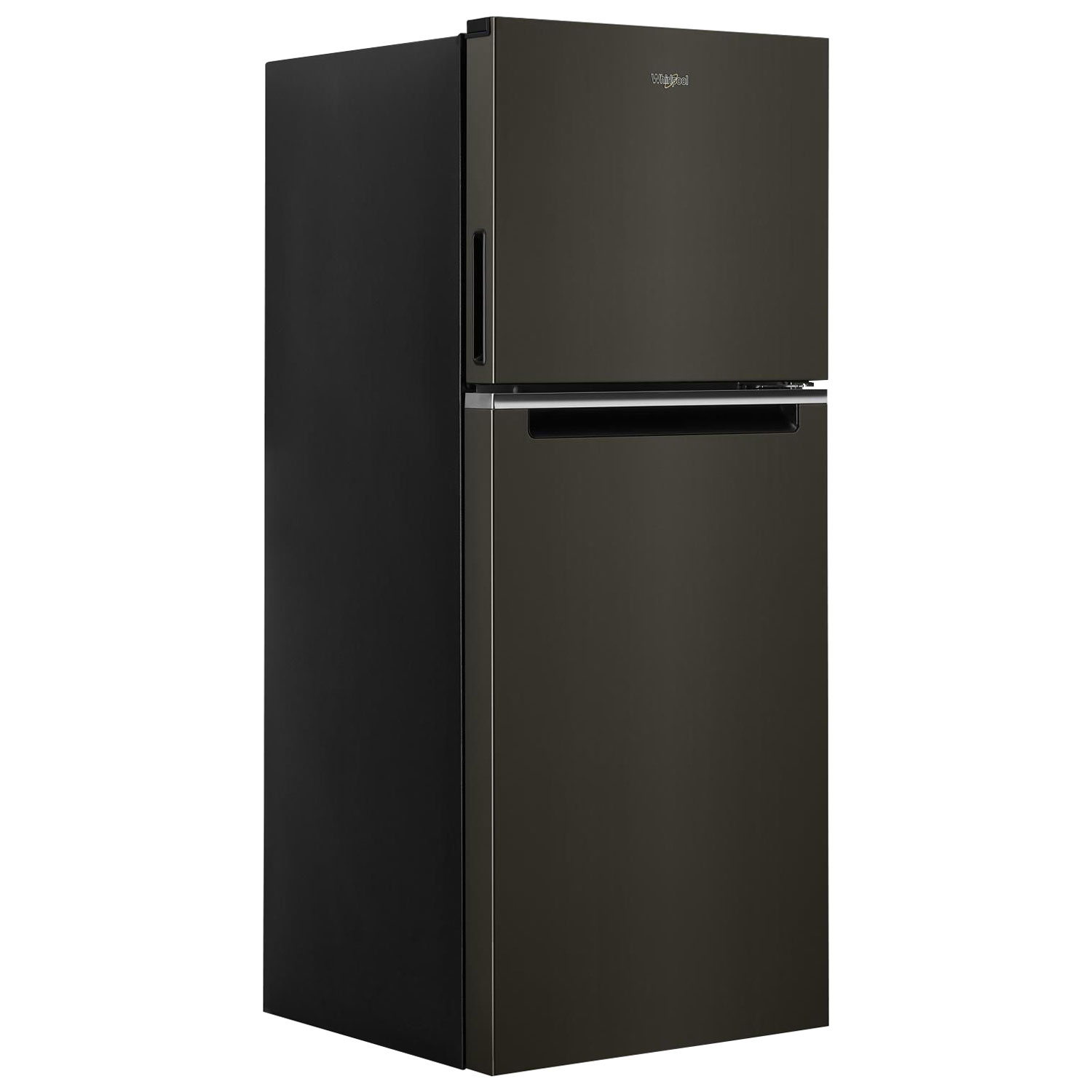 Whirlpool 24" 11.6 Cu. Ft. Top Freezer Refrigerator with LED Lighting - Black Stainless