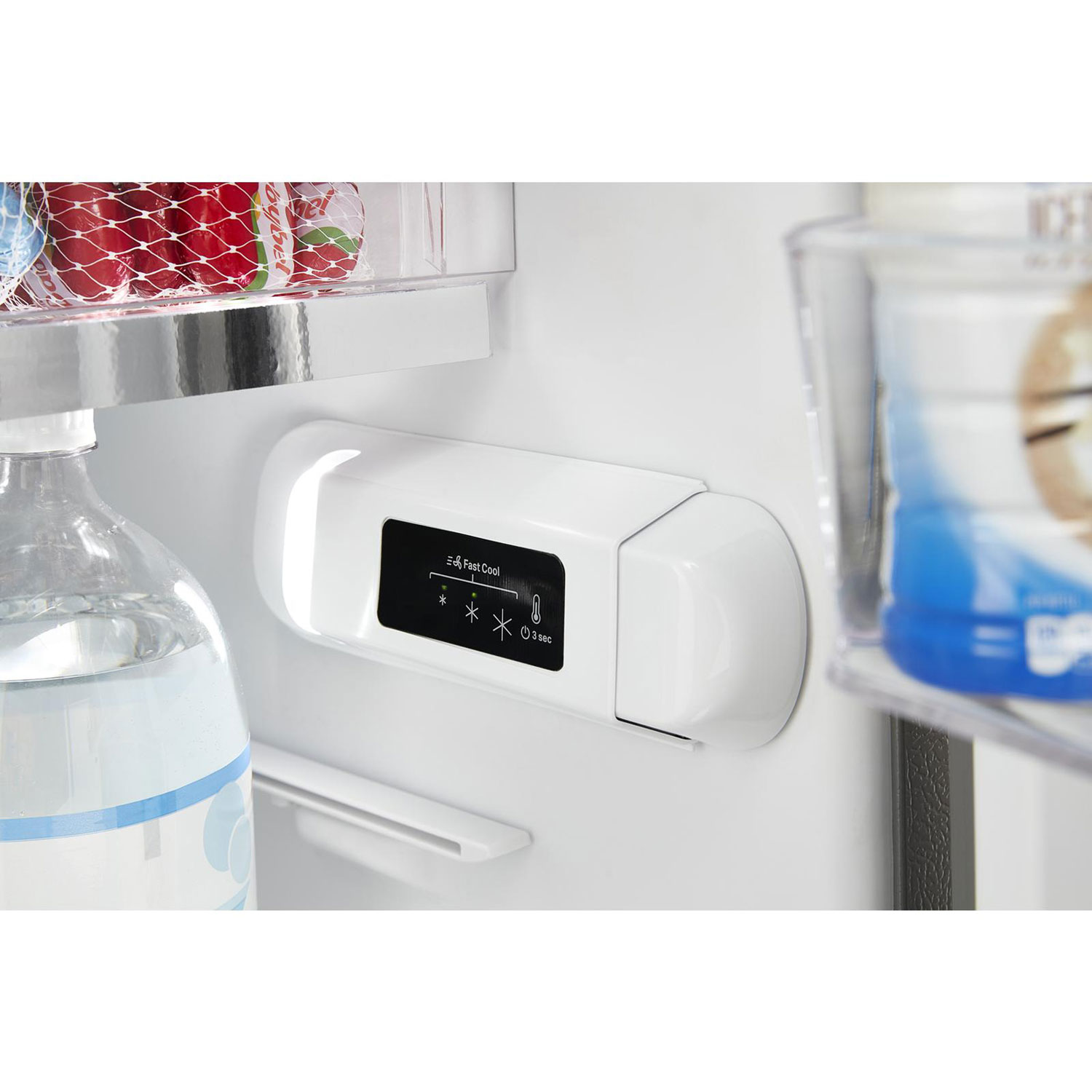 Whirlpool 24" 11.6 Cu. Ft. Top Freezer Refrigerator with LED Lighting - Stainless Steel