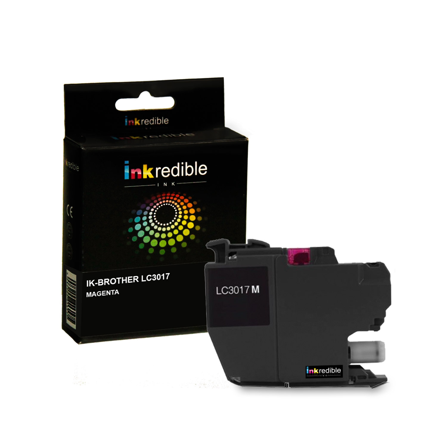 Brother LC3017M Compatible Magenta Ink Cartridge High Yield - Inkredible Ink™ - 1/Pack
