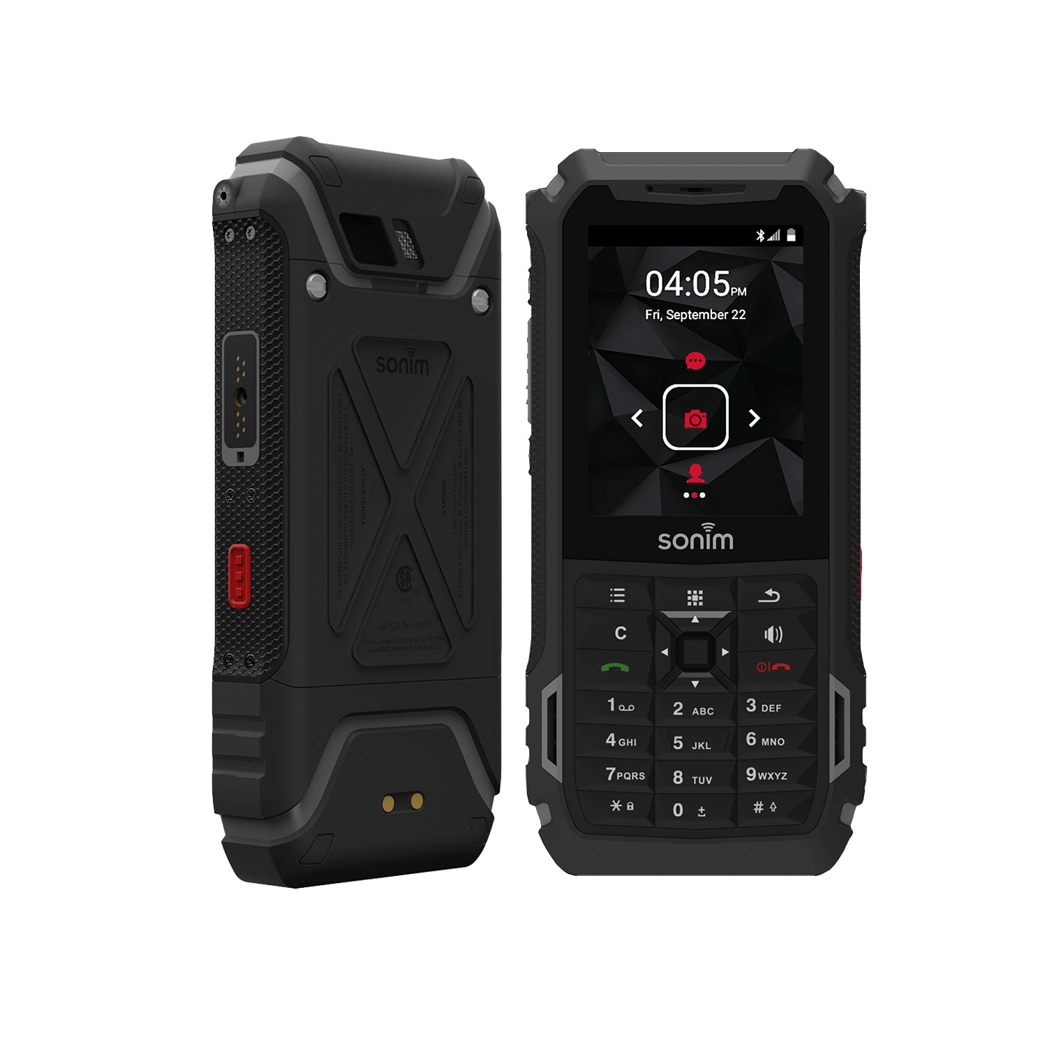Refurbished (Excellent) - Sonim XP5S XP5800 16GB Black Unlocked Rugged Phone (Certified Refurbished)