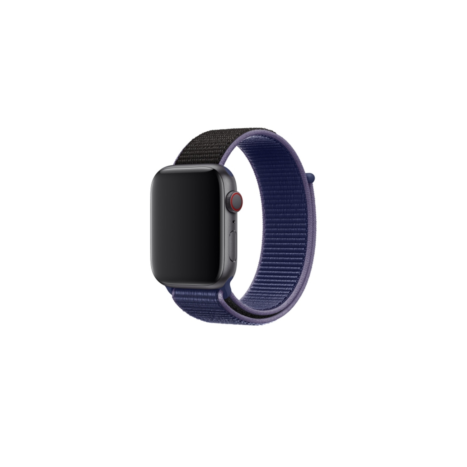 Woven Nylon Sport Loop Replacement Band Strap for Apple Watch iWatch Series 1 to 10 SE Ultra, 38mm 40mm 41mm 42mm(Series 10), Navy