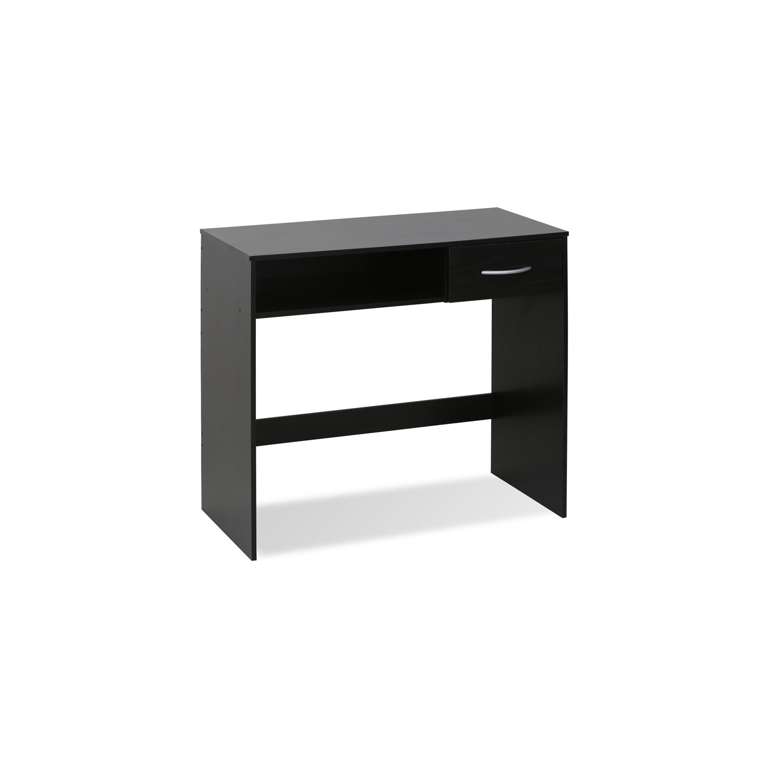 Furinno JAYA Engineered Wood Computer Study Desk with Drawer in Espresso