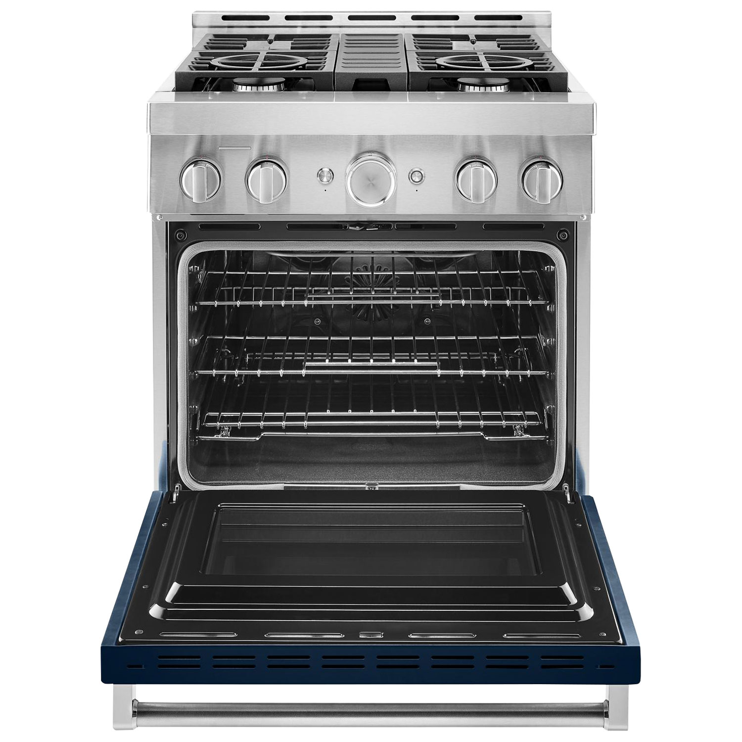 Cuisinière autonome gaz conv. véritable four autonett. 4,1 pi³ 30 po de KA - Bleu encre