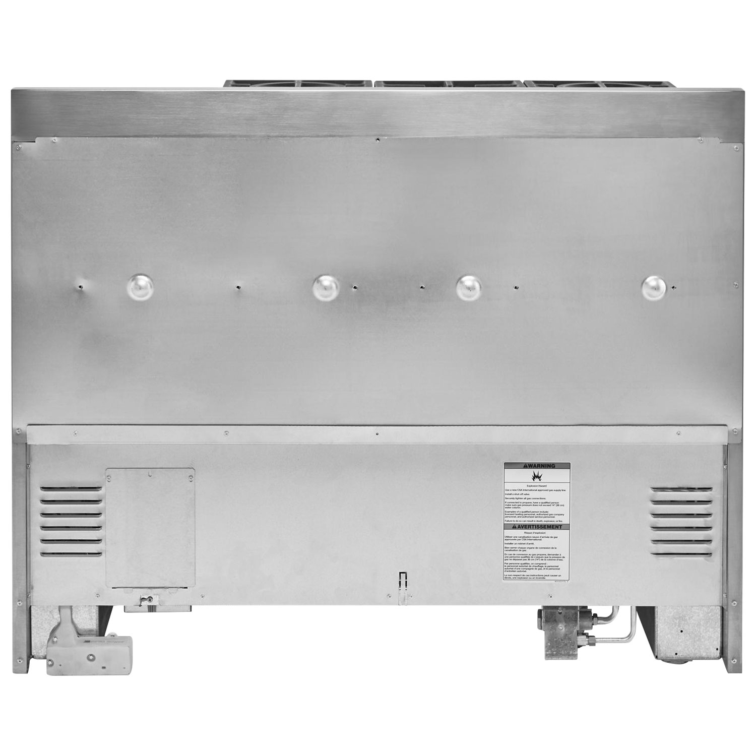 KitchenAid 48" 6.3 Cu. Ft. Double Oven 6-Burner Freestanding Gas Range - Stainless Steel