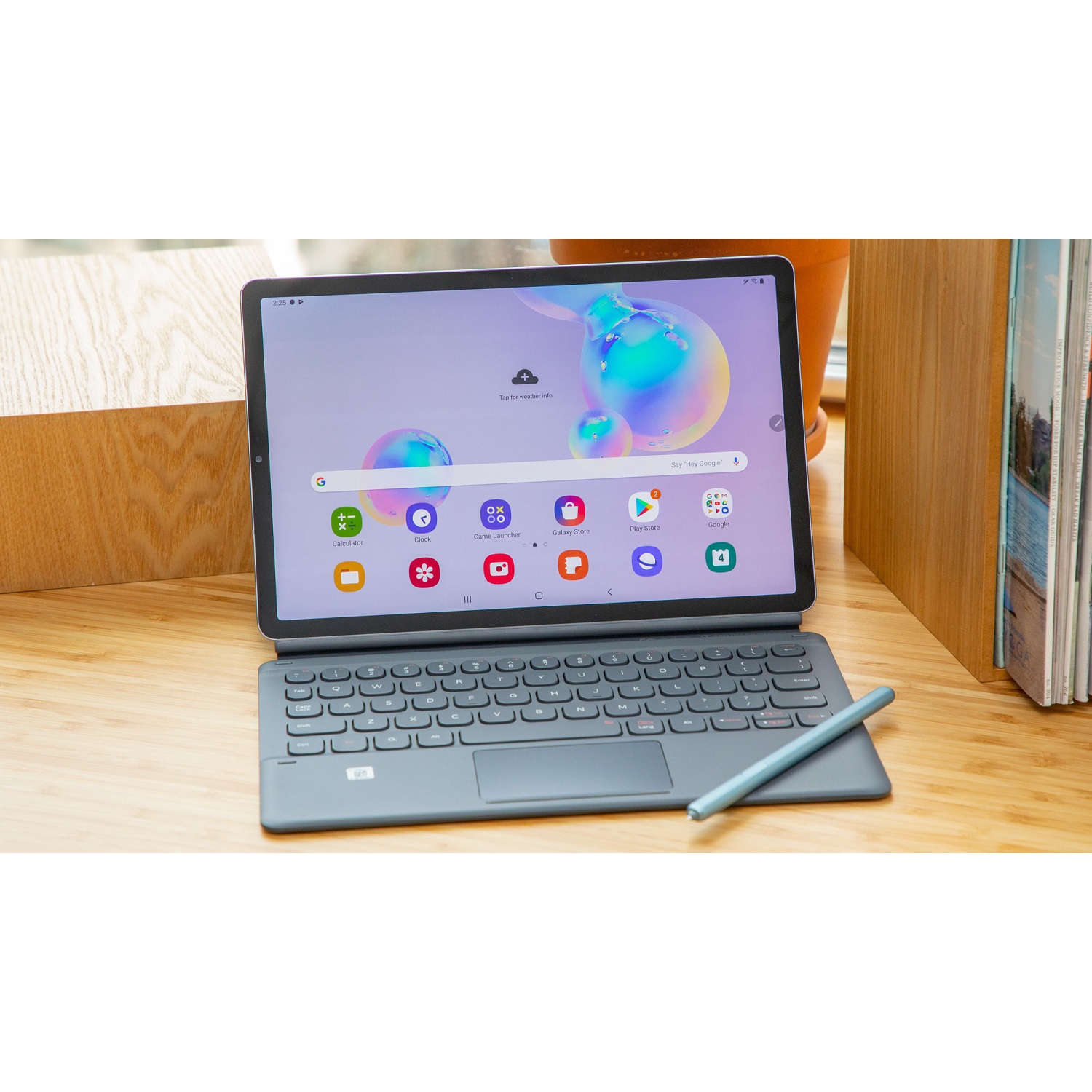 Refurbished - Samsung Galaxy Tab S6 10.5" 256GB Android 9 Tablet With Snapdragon 8150 8-Core Processor - Mountain Grey