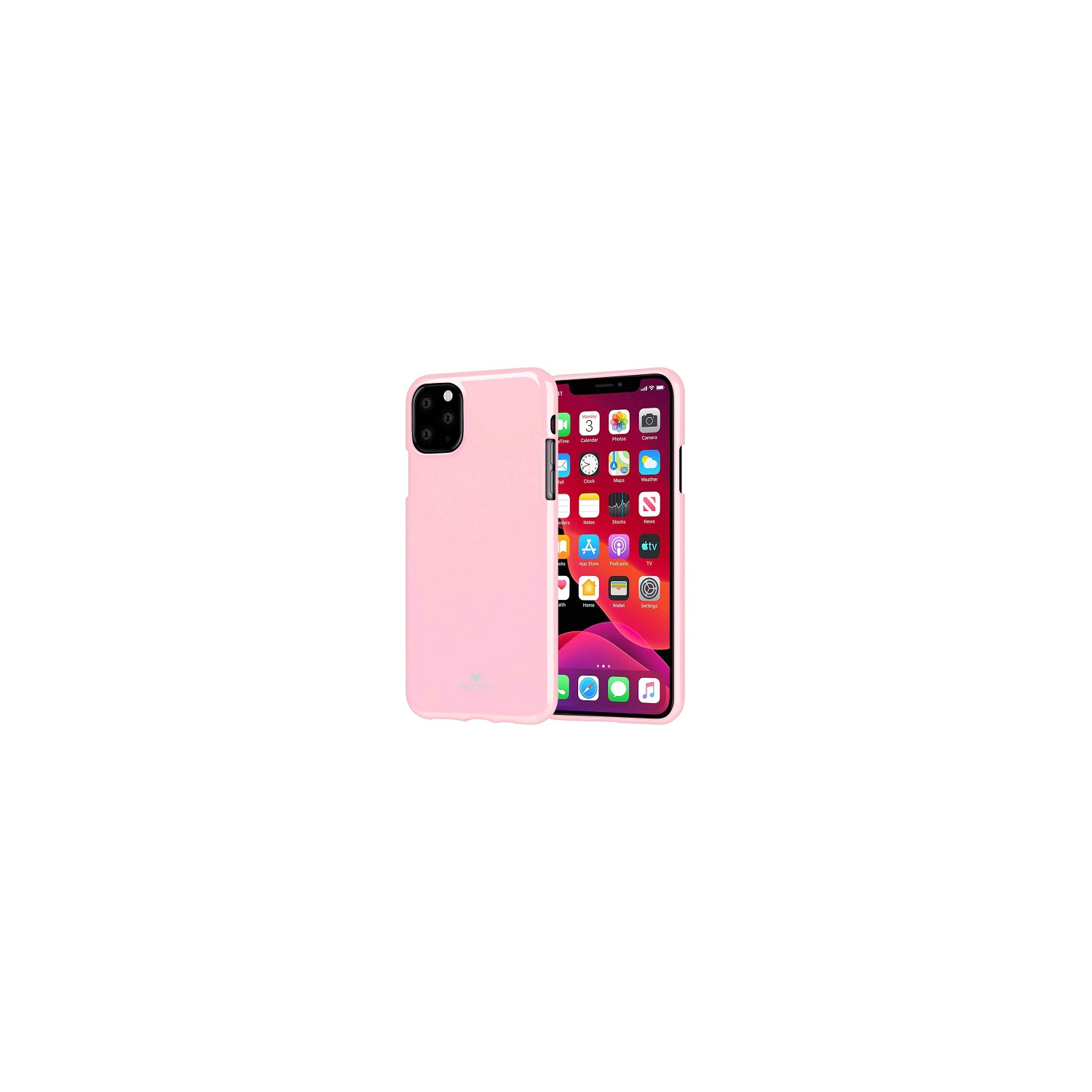 Iphone 11 Pro Goospery Jelly TPU Case, Baby Pink
