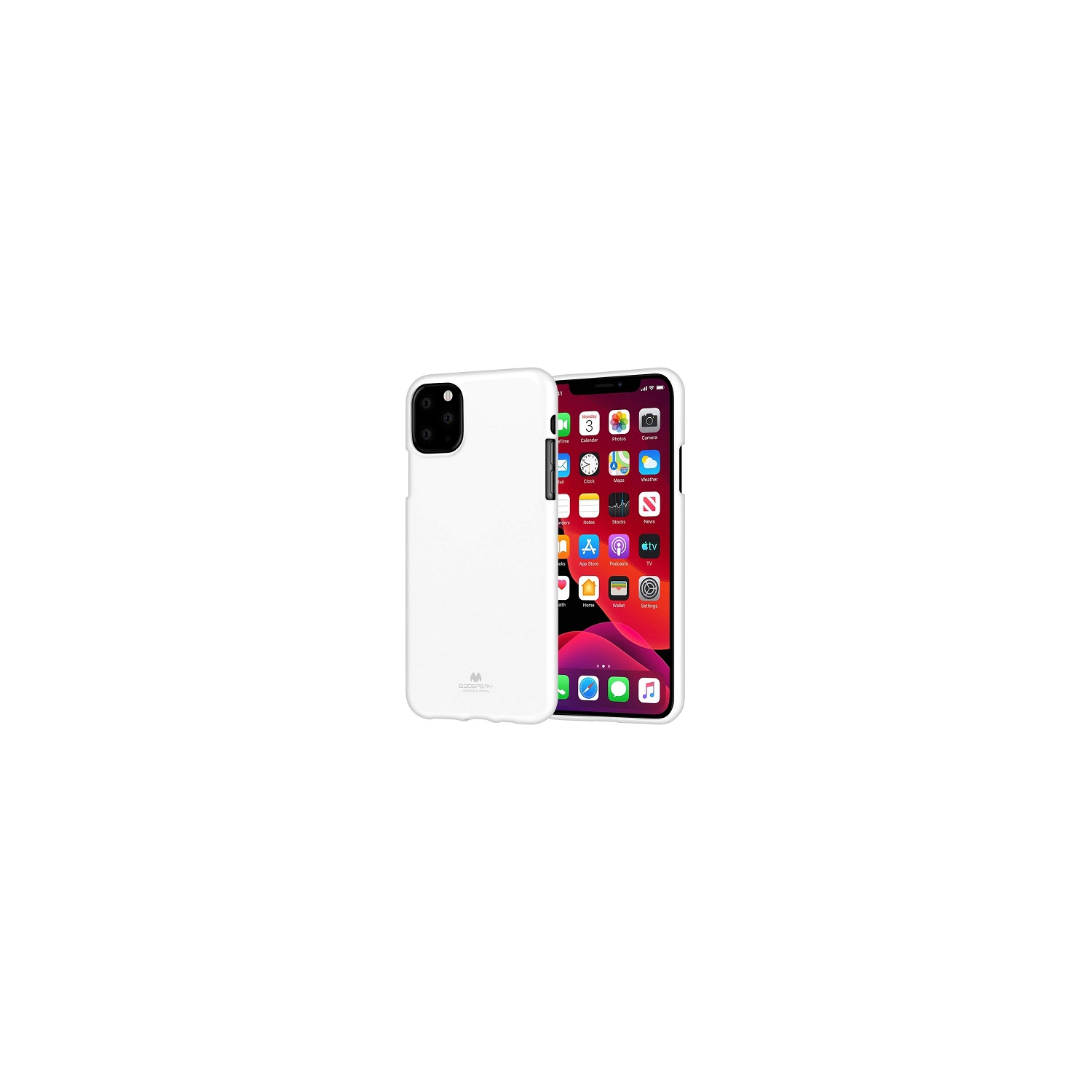 Iphone 11 Pro Goospery Jelly TPU Case, White