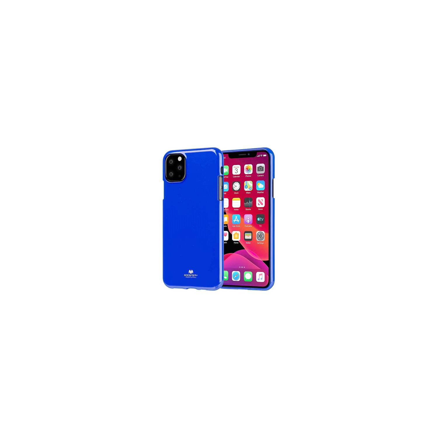 TopSave Iphone 11 Pro Goospery Jelly TPU Case, Blue