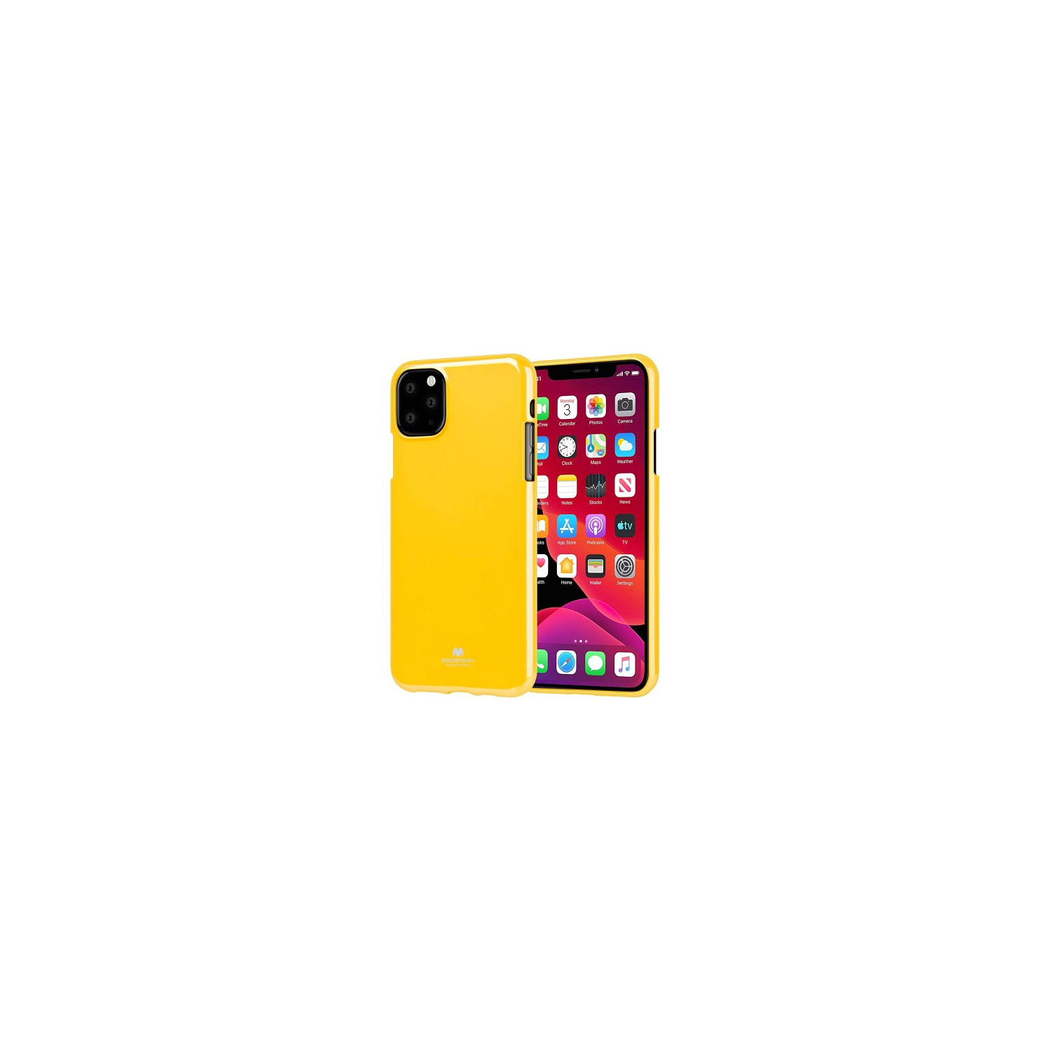 Iphone 11 Pro Goospery Jelly TPU Case, Yellow