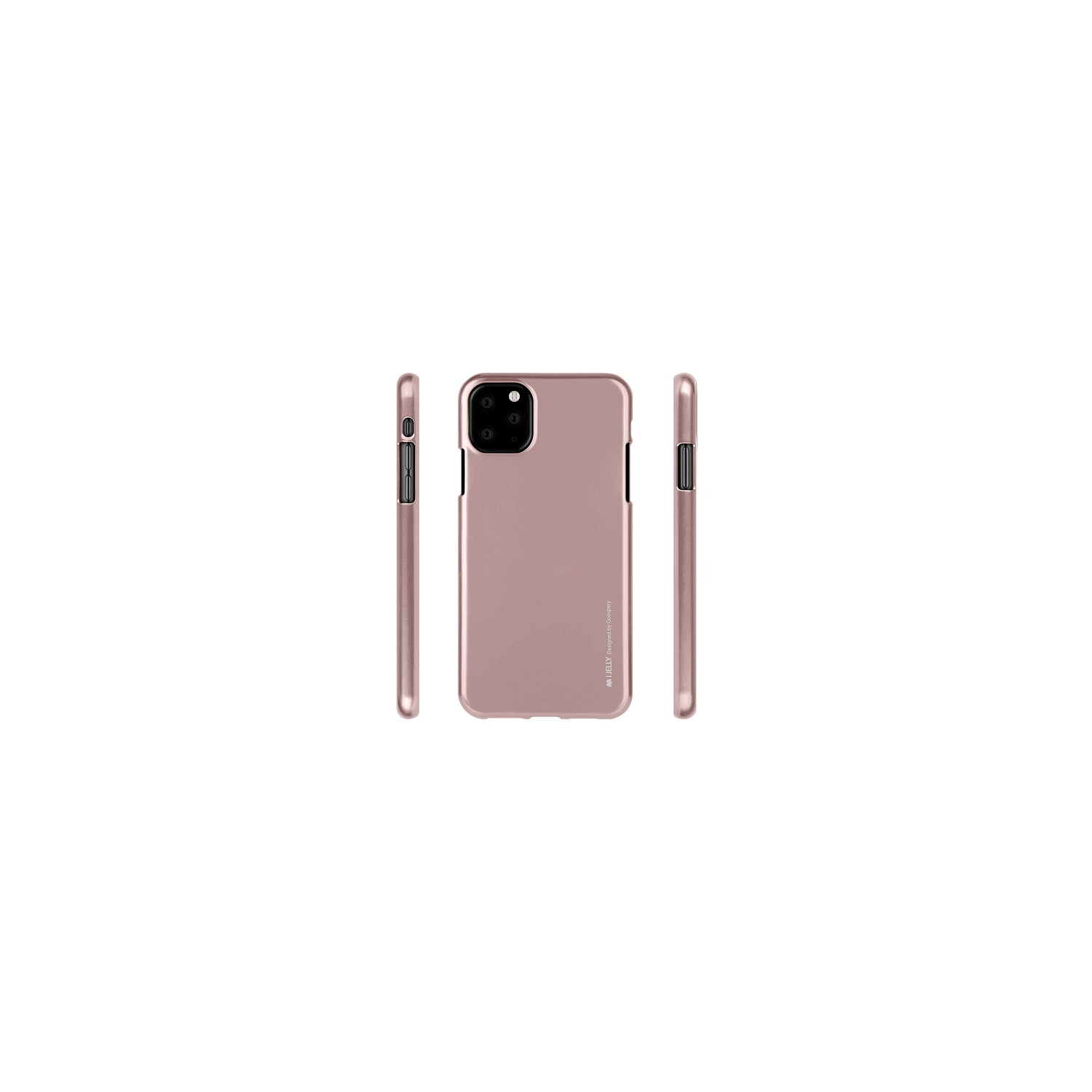 Iphone 11 Pro Goospery iJelly Metal TPU Case, Rose Gold