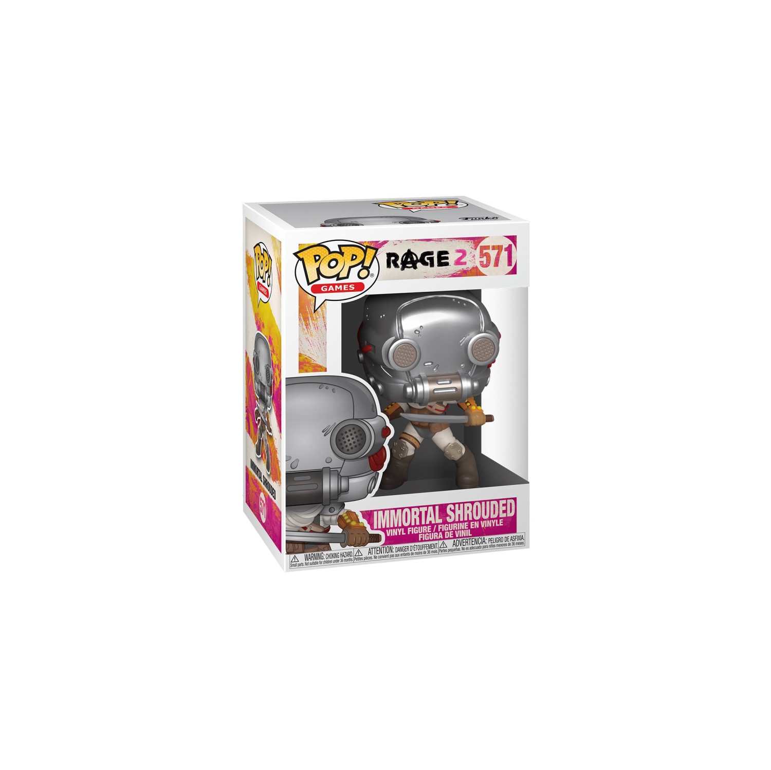 Pop Games 3.75 Inch Action Figure Rage 2 - Immortal Shrouded #571