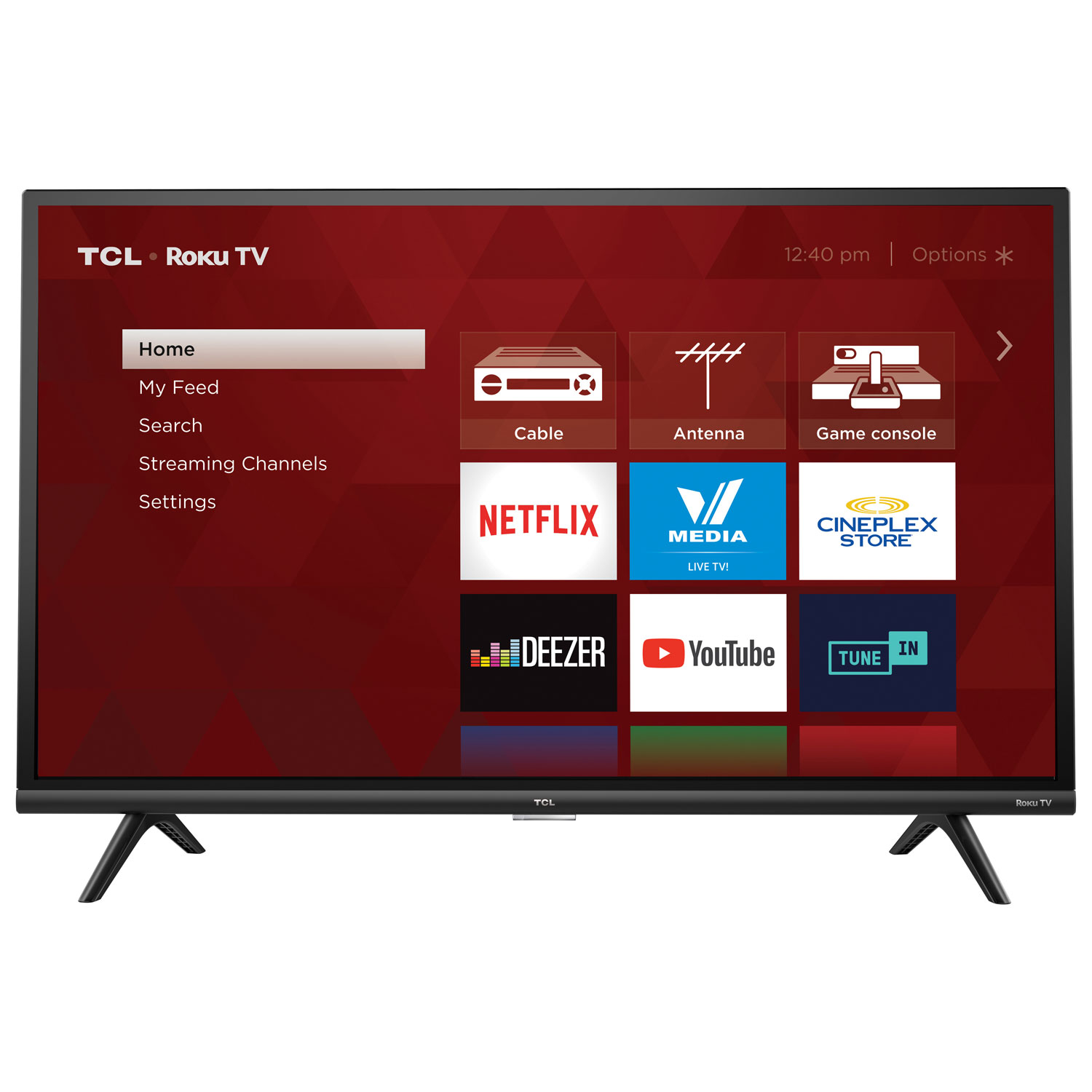 Refurbished (Good) - TCL 3Series 32" 1080p HD LED LCD Roku OS Smart TV (32S327CAB)