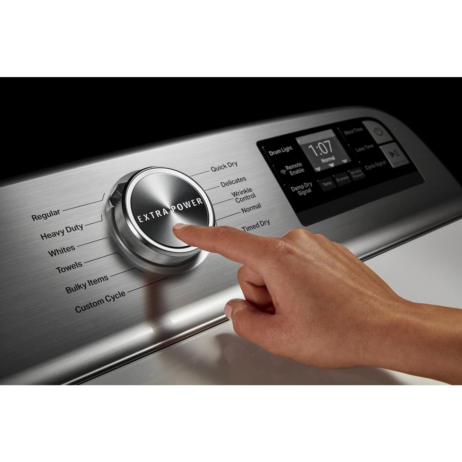 Sécheuse électrique de 7,4 pi³ de Maytag - Blanc